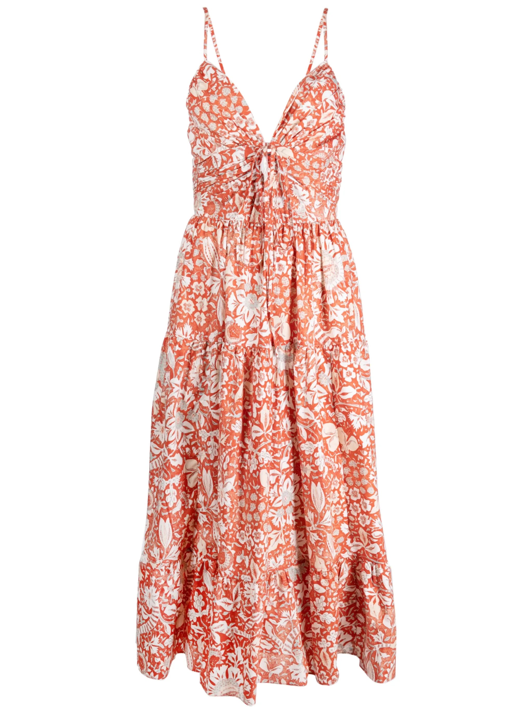 Phoebe floral-print midi dress