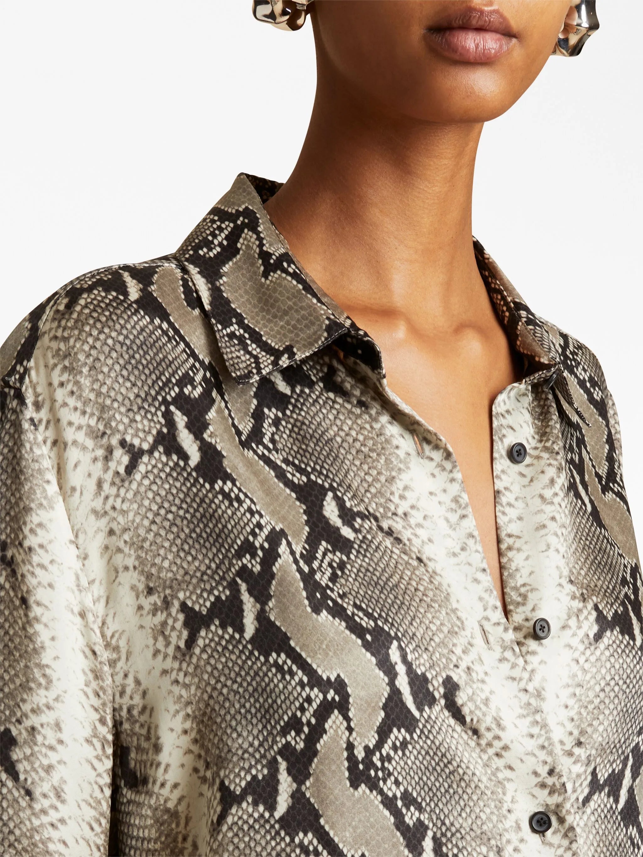 Argo snake-print shirt