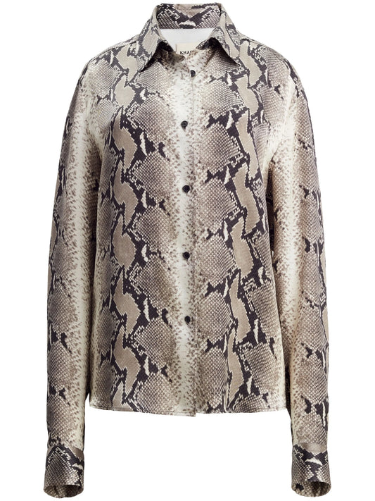Argo snake-print shirt