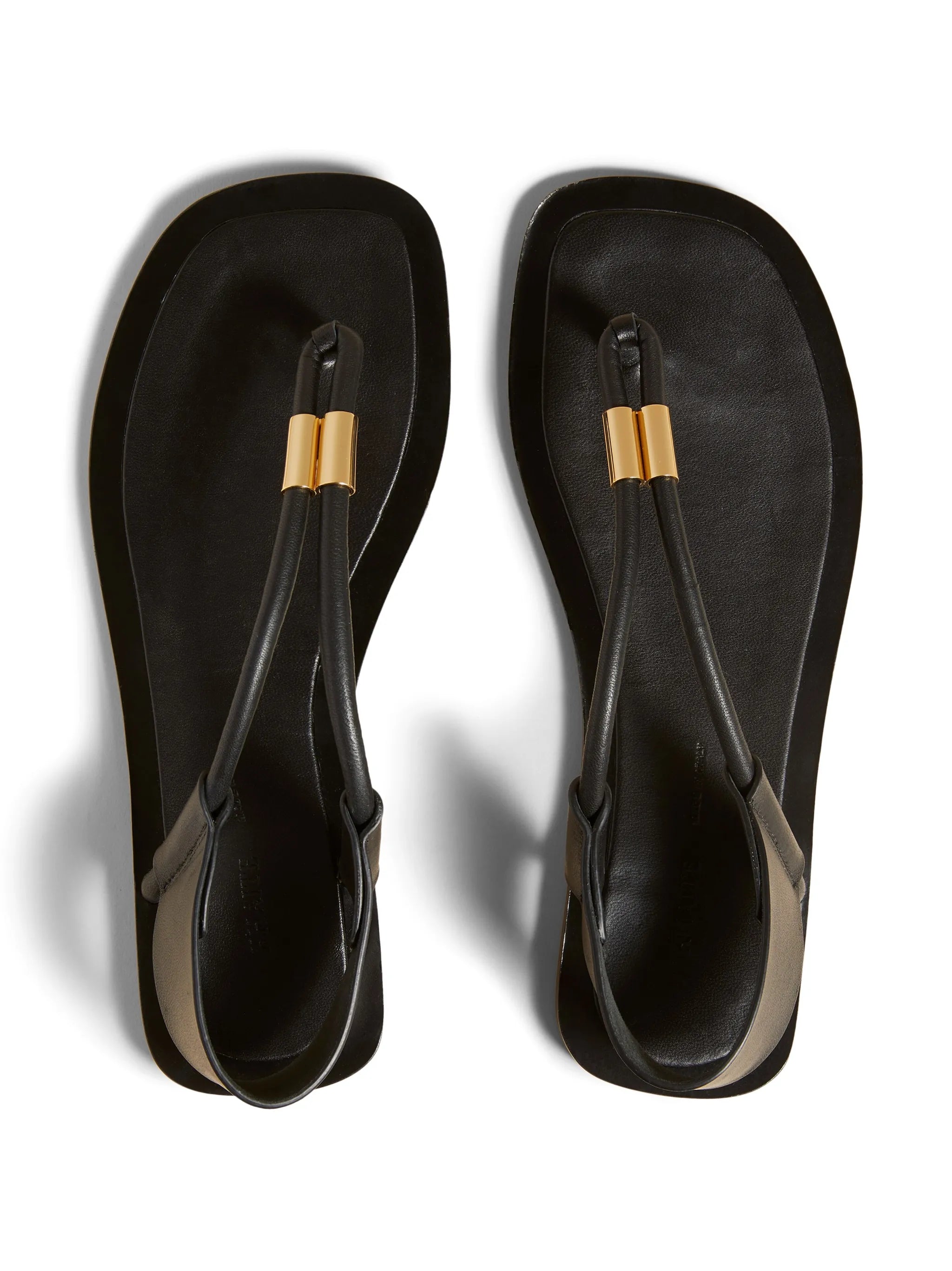 Devoe flat leather sandals