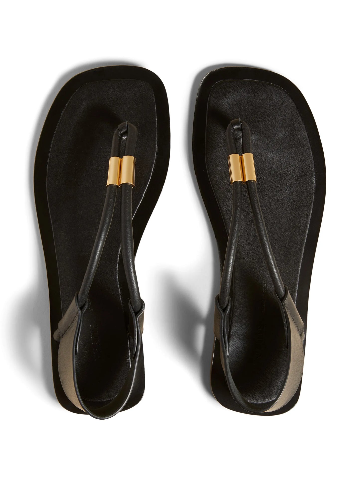 Devoe flat leather sandals