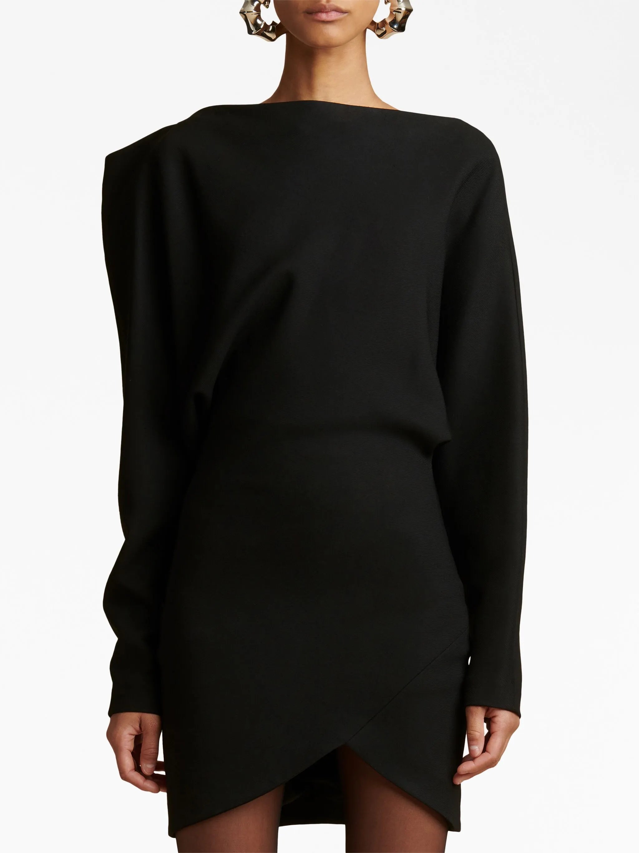 Juniper draped minidress