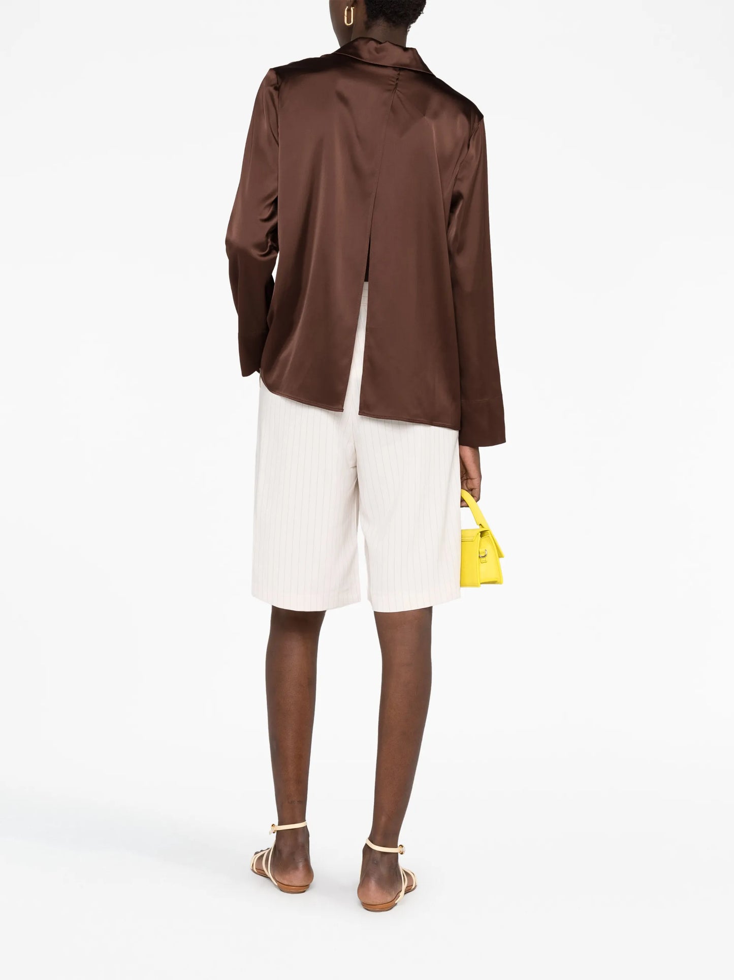 La Chemise Notte satin shirt