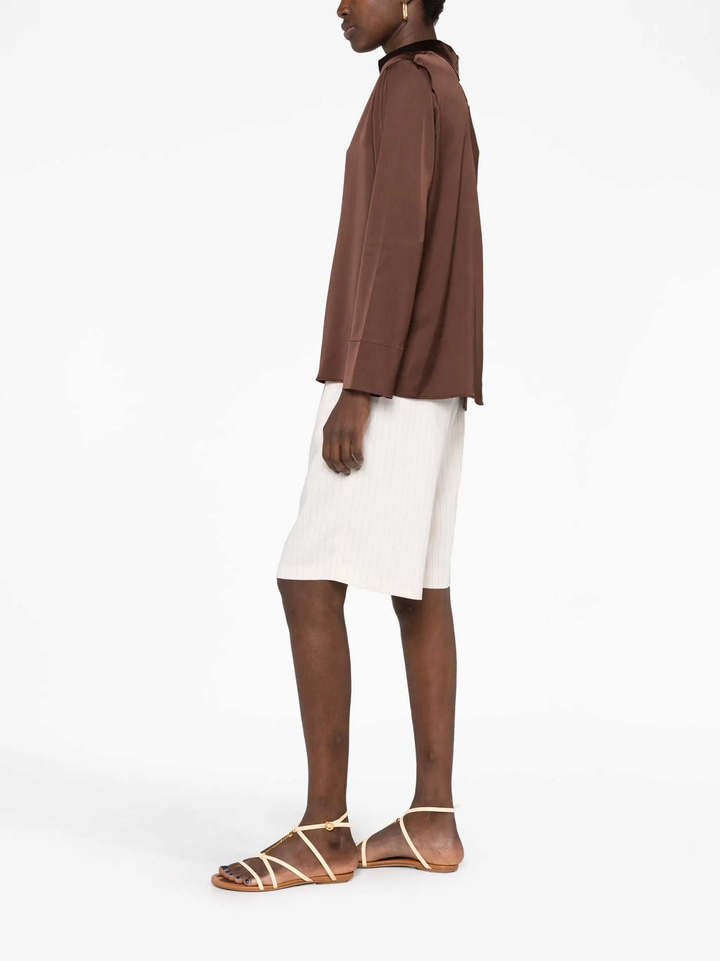La Chemise Notte satin shirt