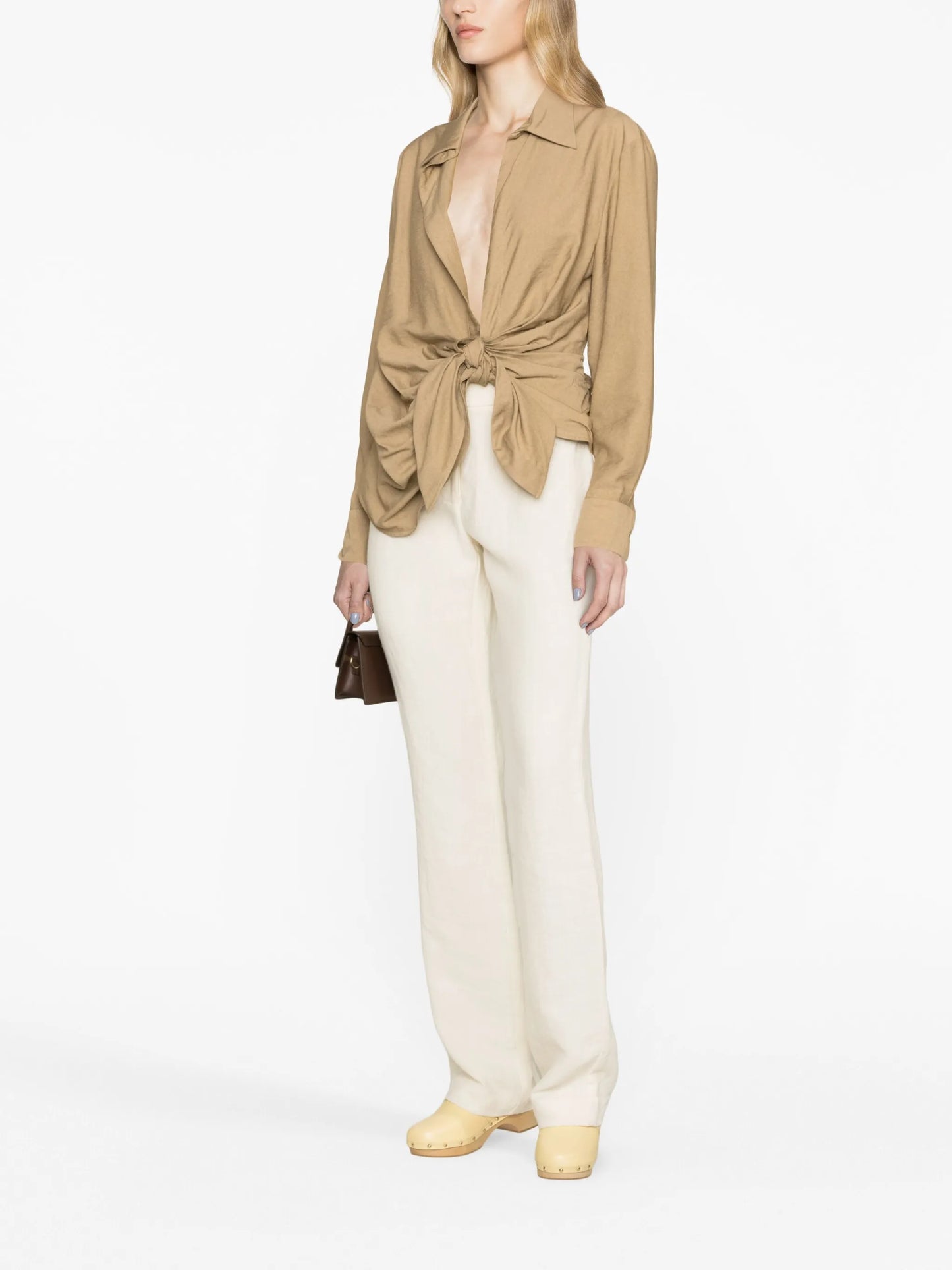 La Chemise Bahia draped shirt
