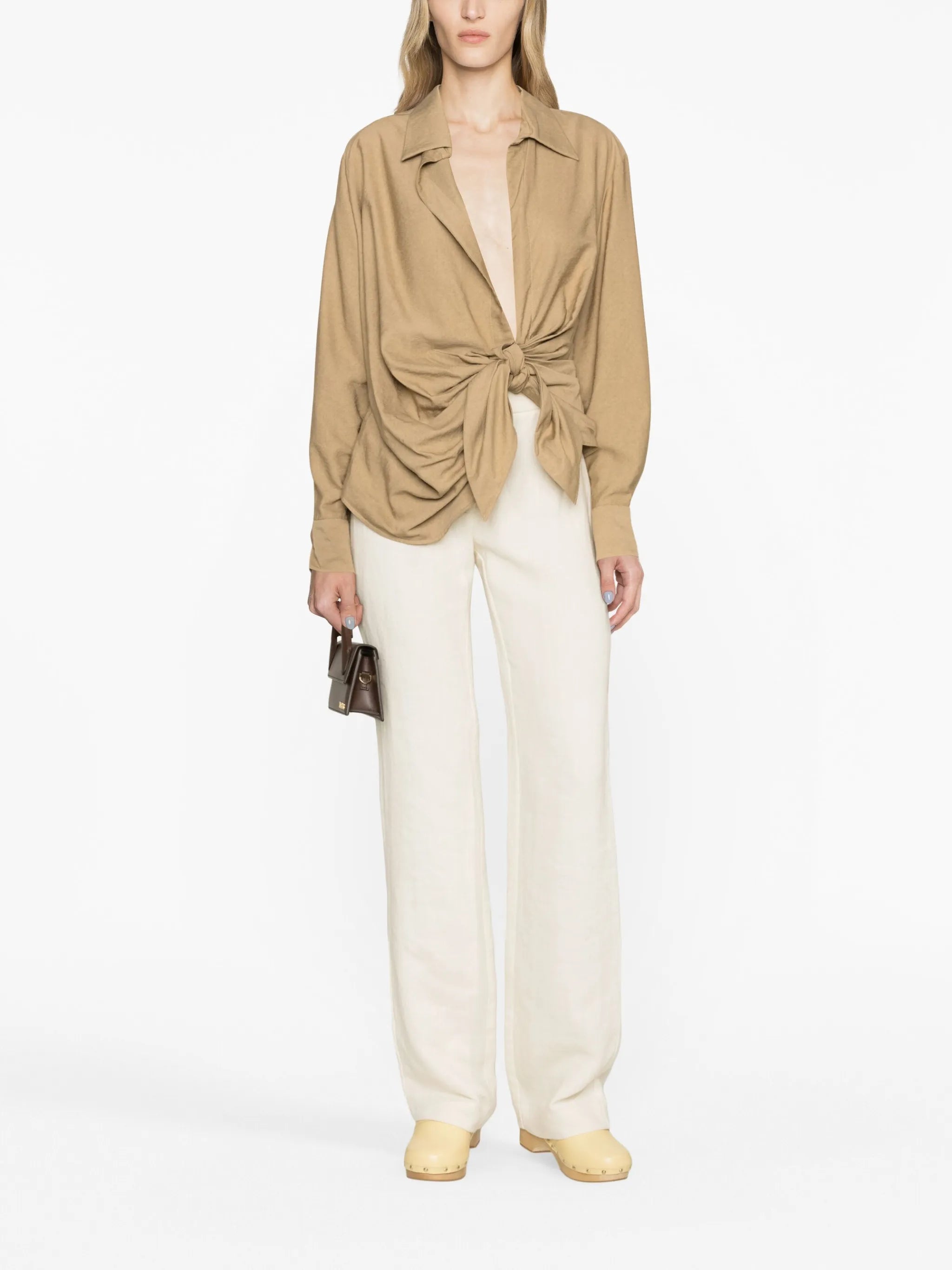 La Chemise Bahia draped shirt