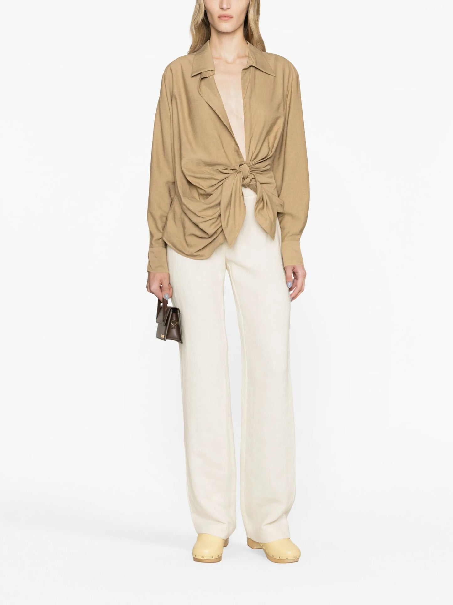 La Chemise Bahia draped shirt