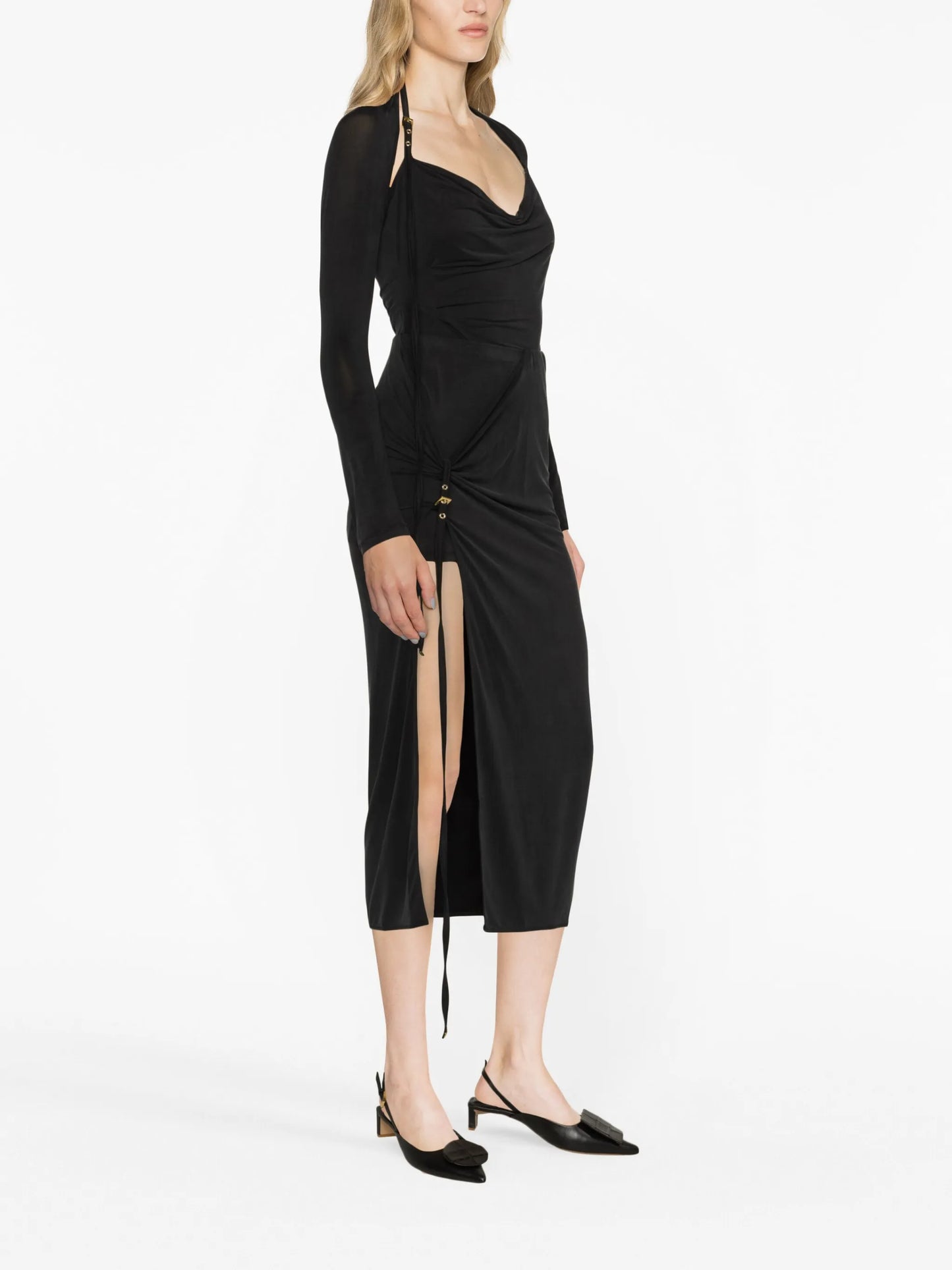 La jupe pareo Croissant midi skirt