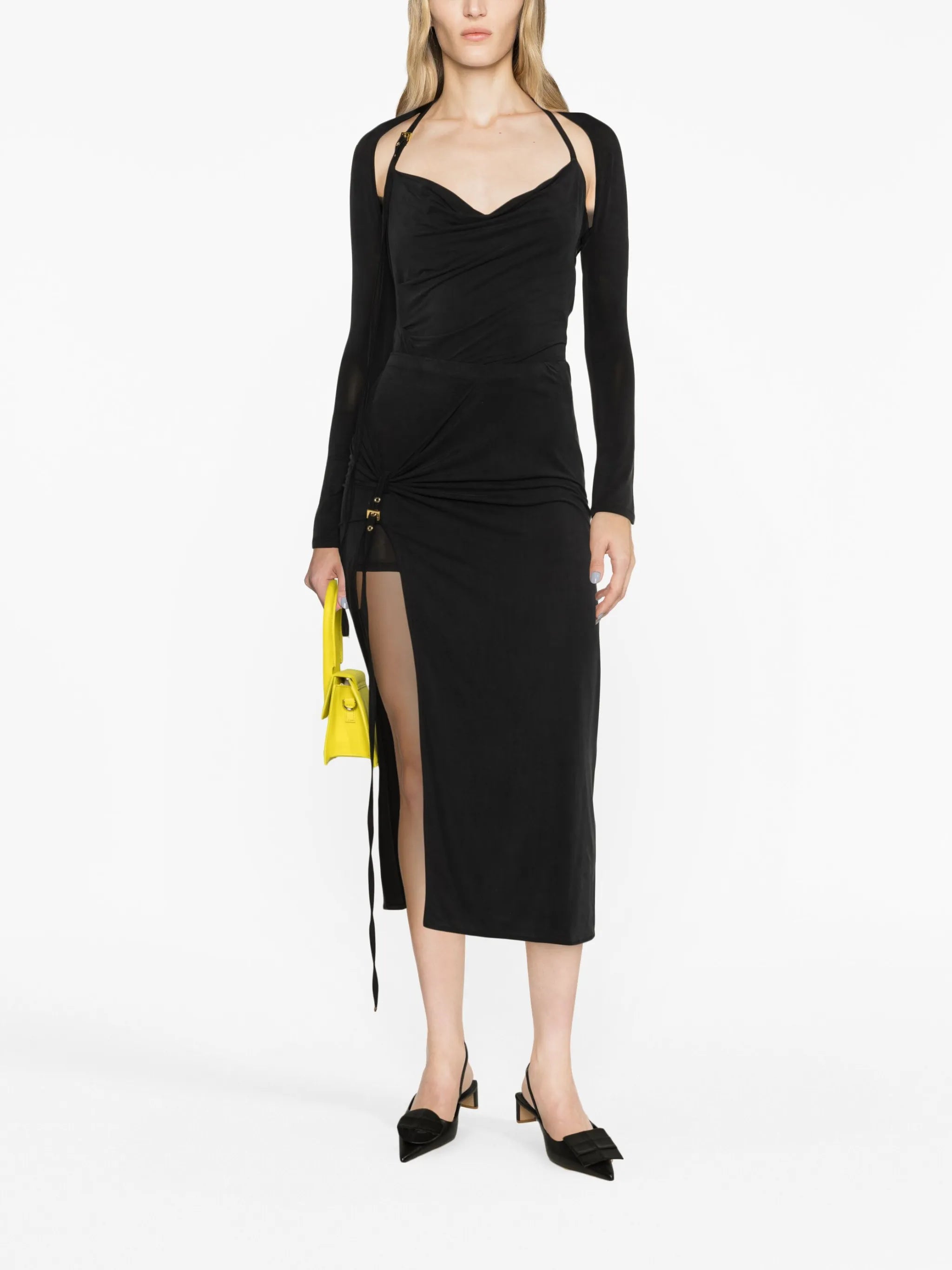 La jupe pareo Croissant midi skirt