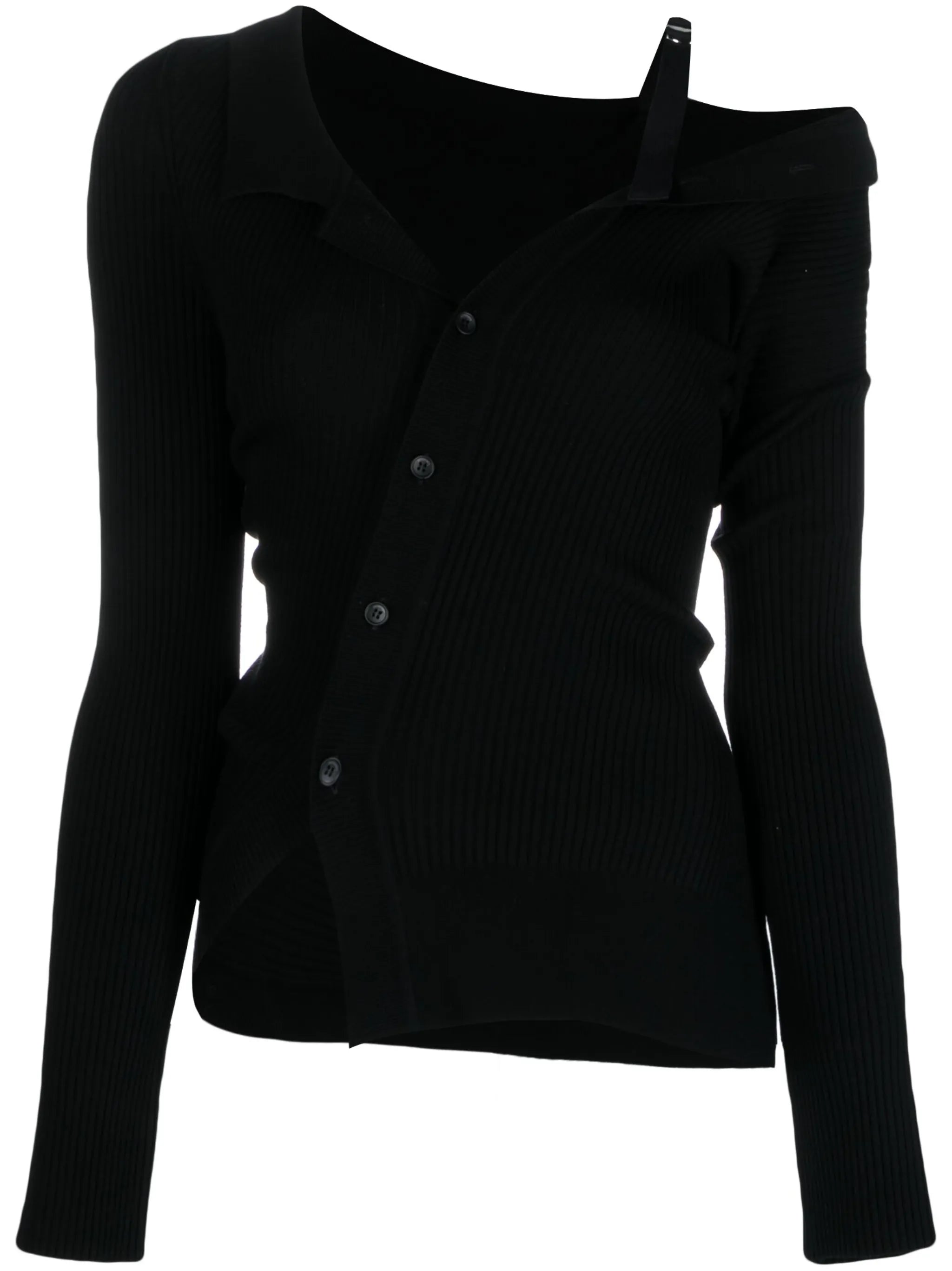 La Maille Colin asymmetric cardigan
