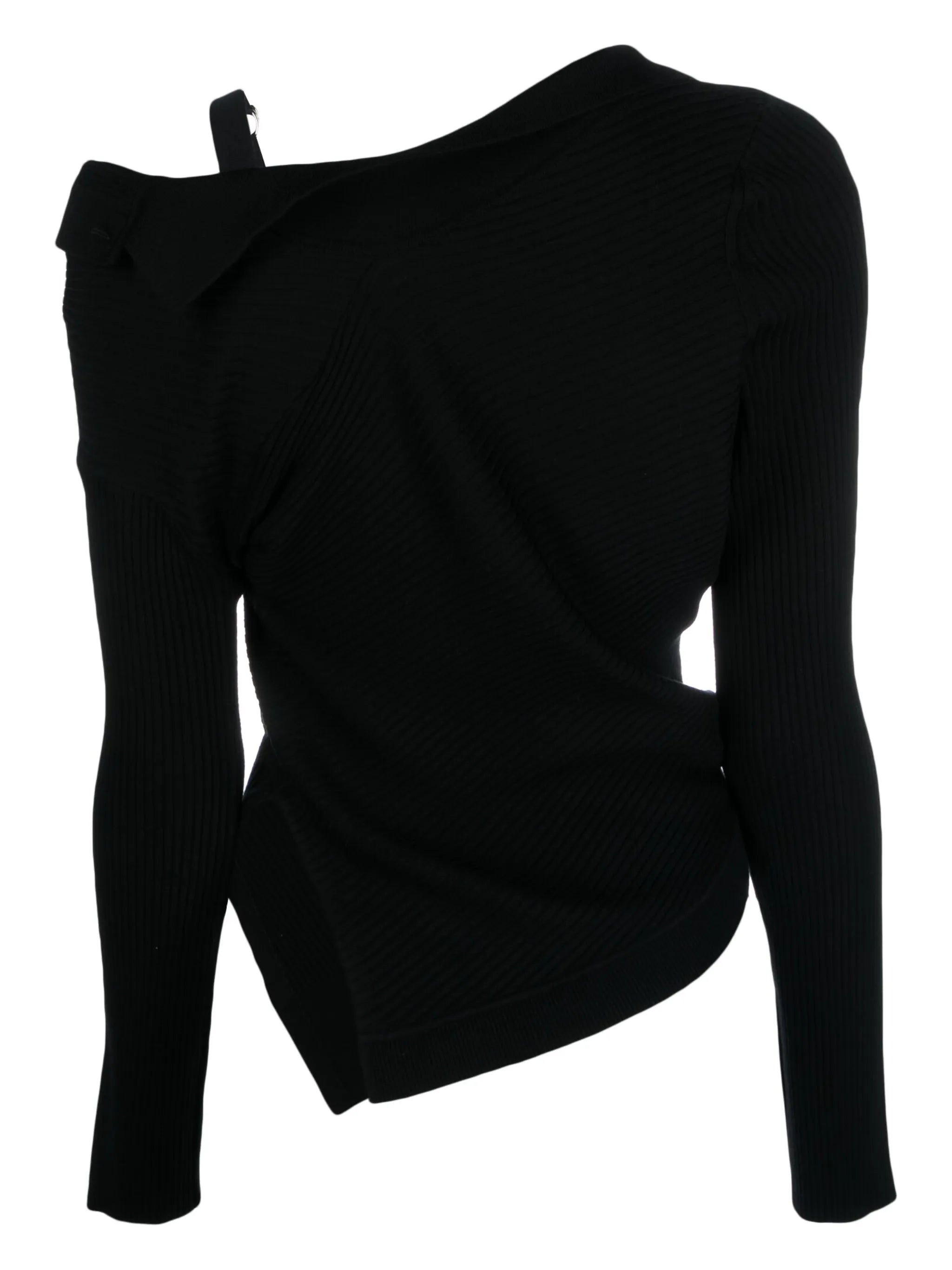 La Maille Colin asymmetric cardigan