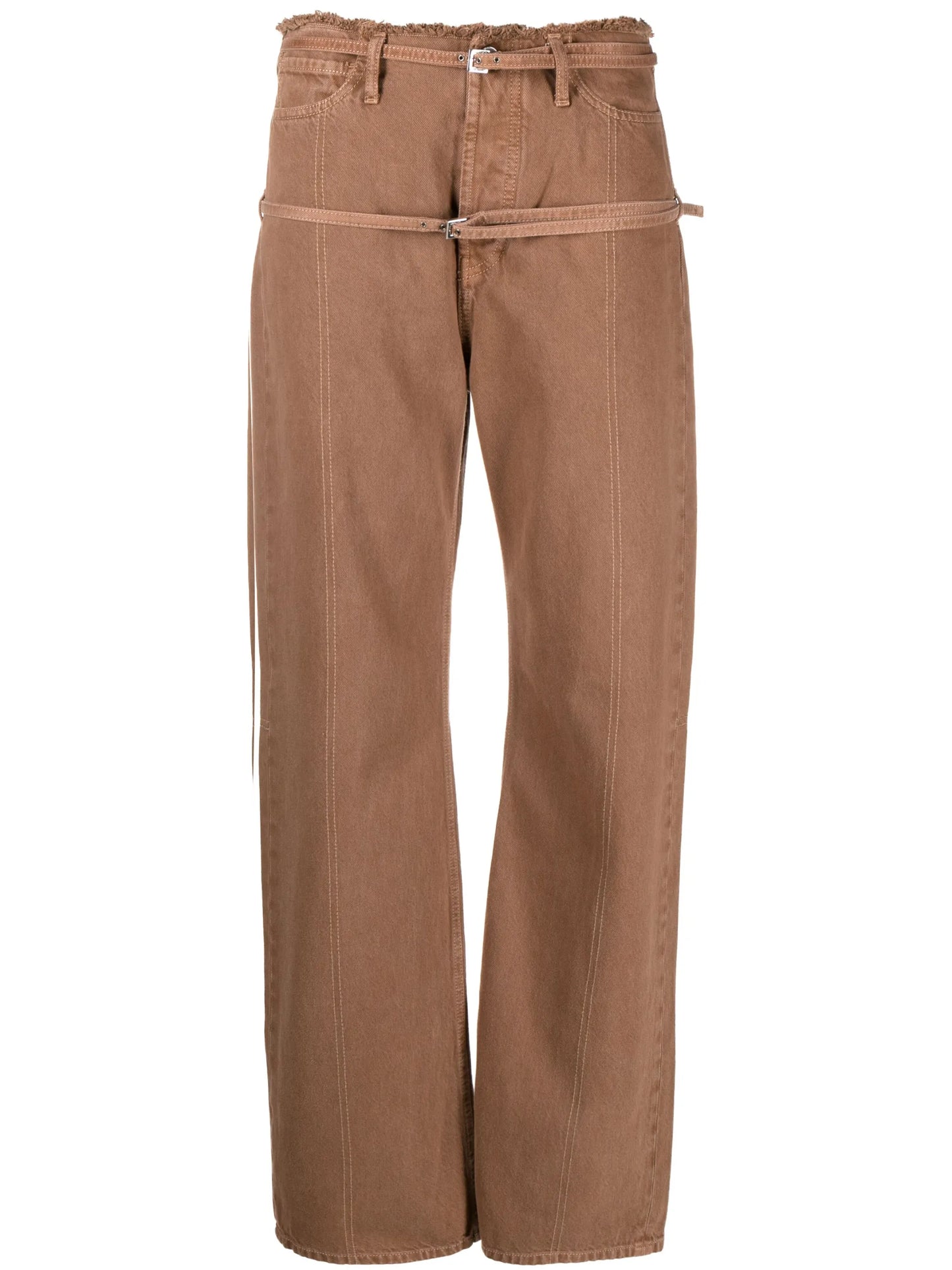 Le de Nîmes Caraco belted jeans