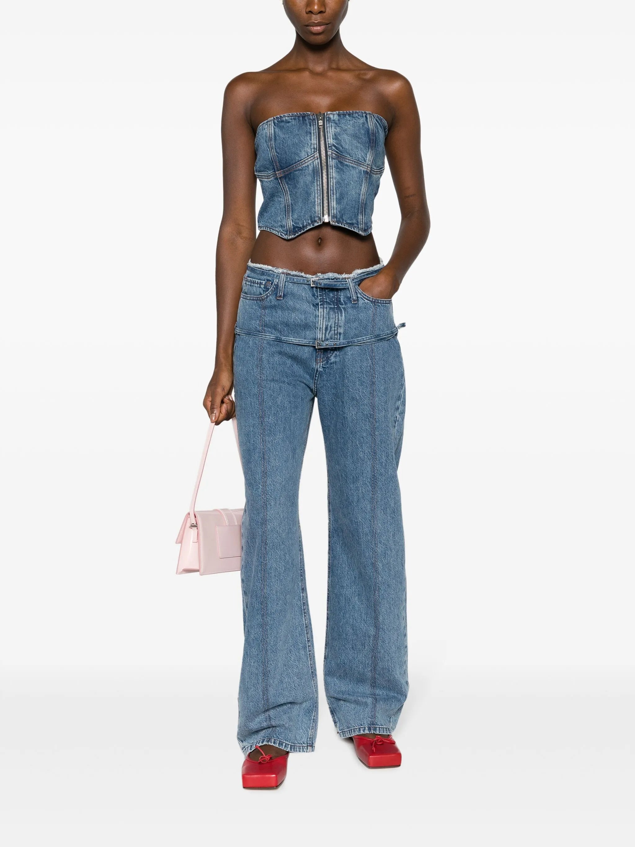 Le De Nimes Caraco straight-leg jeans
