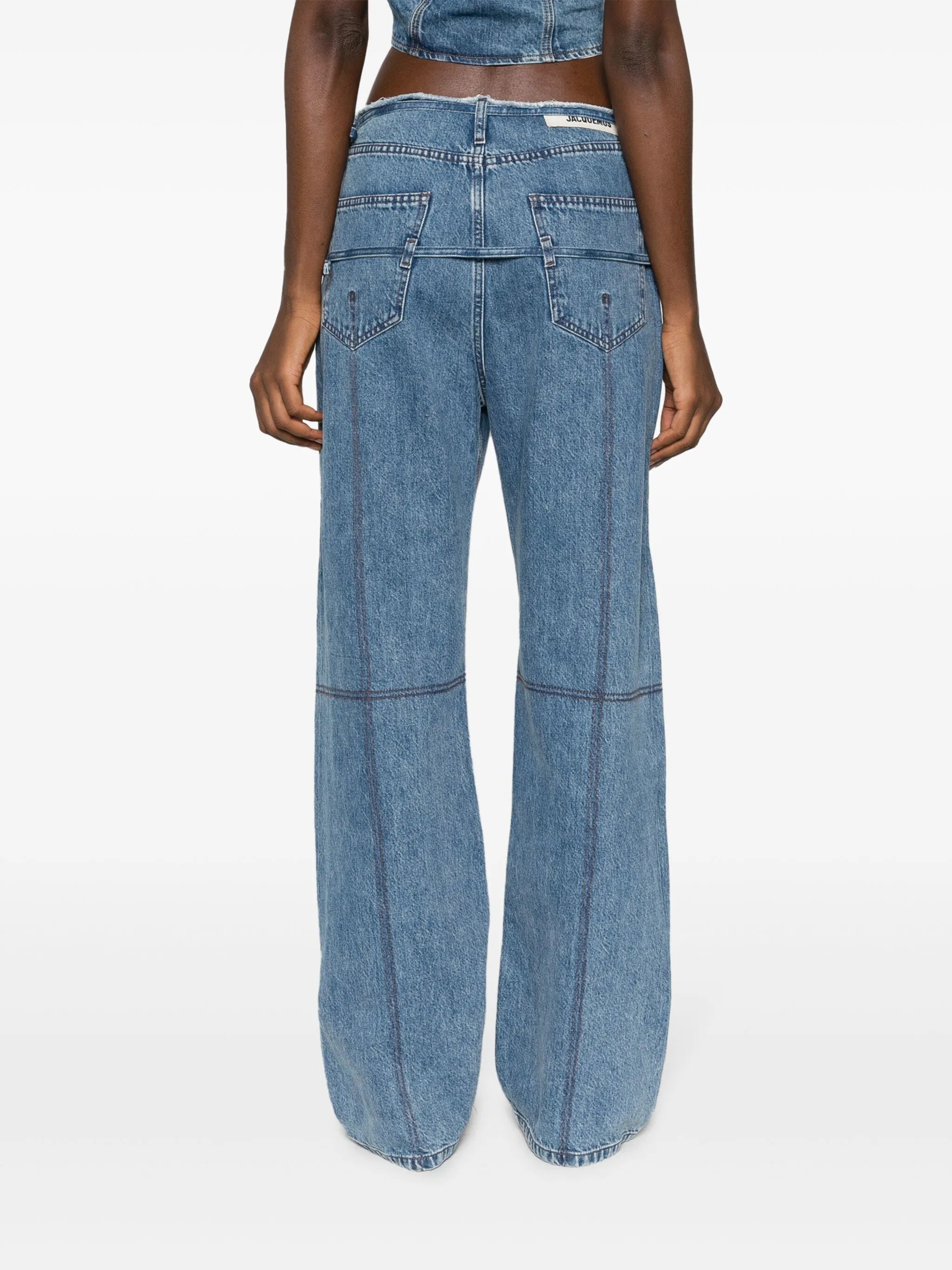 Le De Nimes Caraco straight-leg jeans