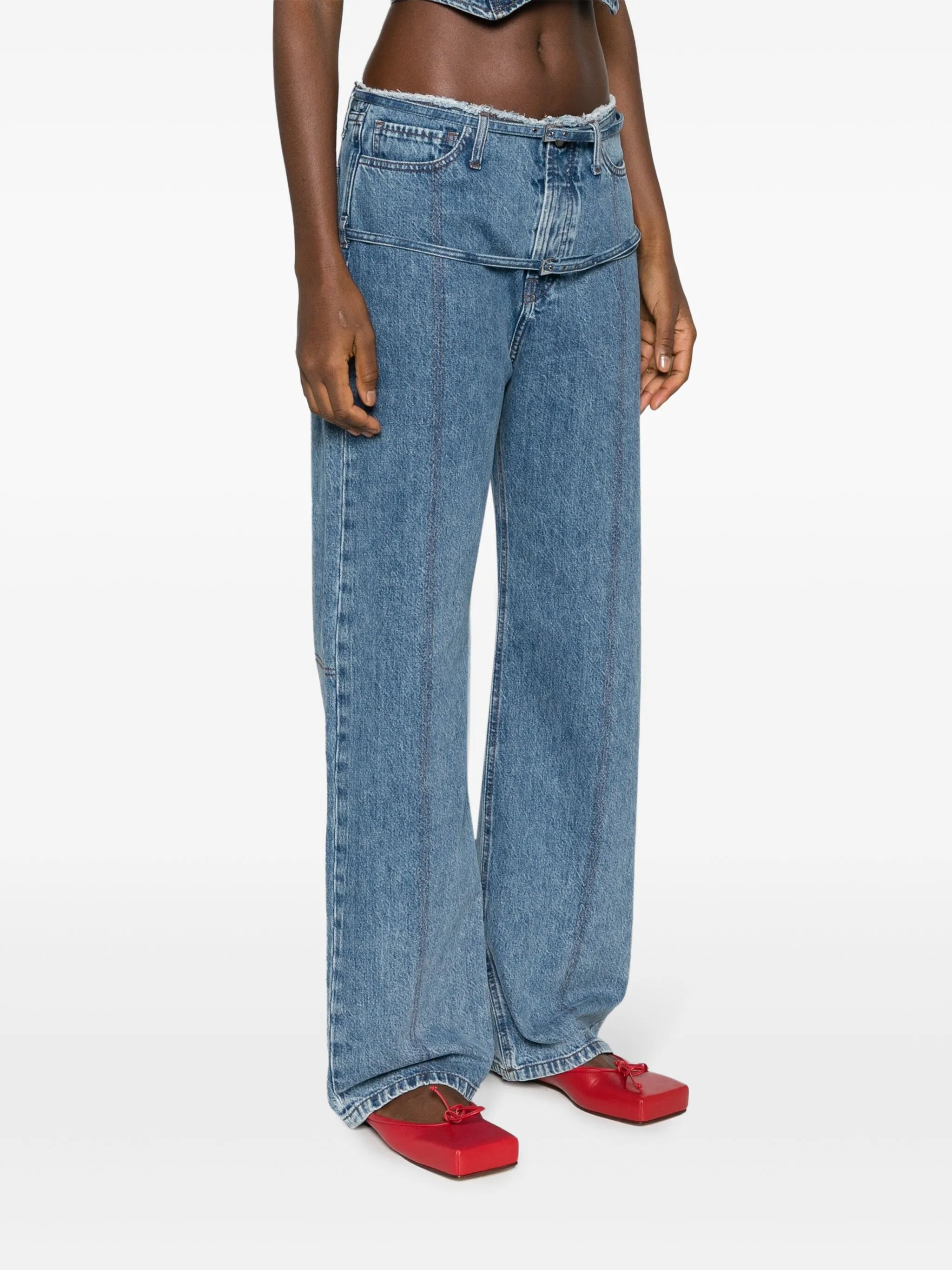 Le De Nimes Caraco straight-leg jeans