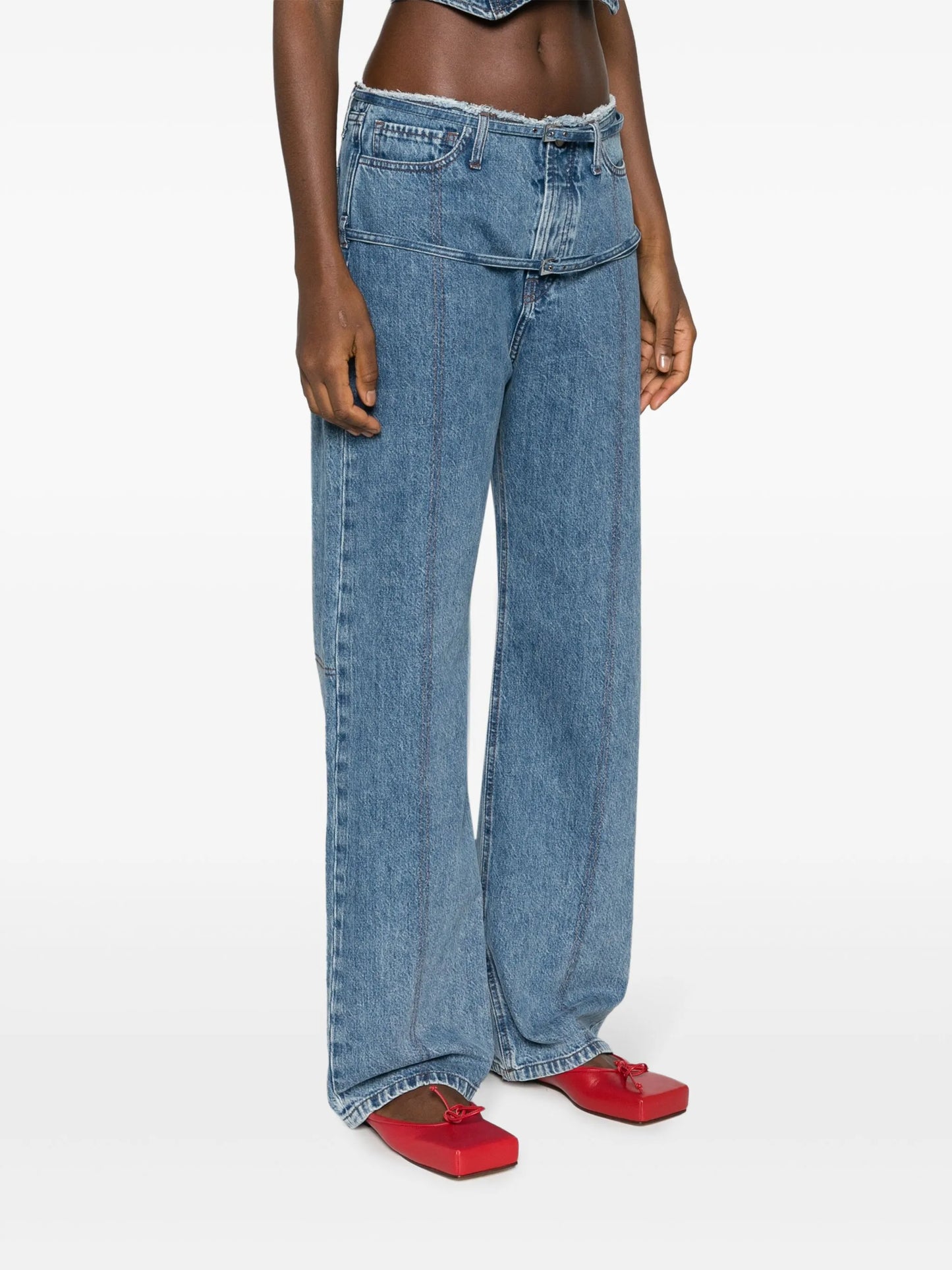 Le De Nimes Caraco straight-leg jeans