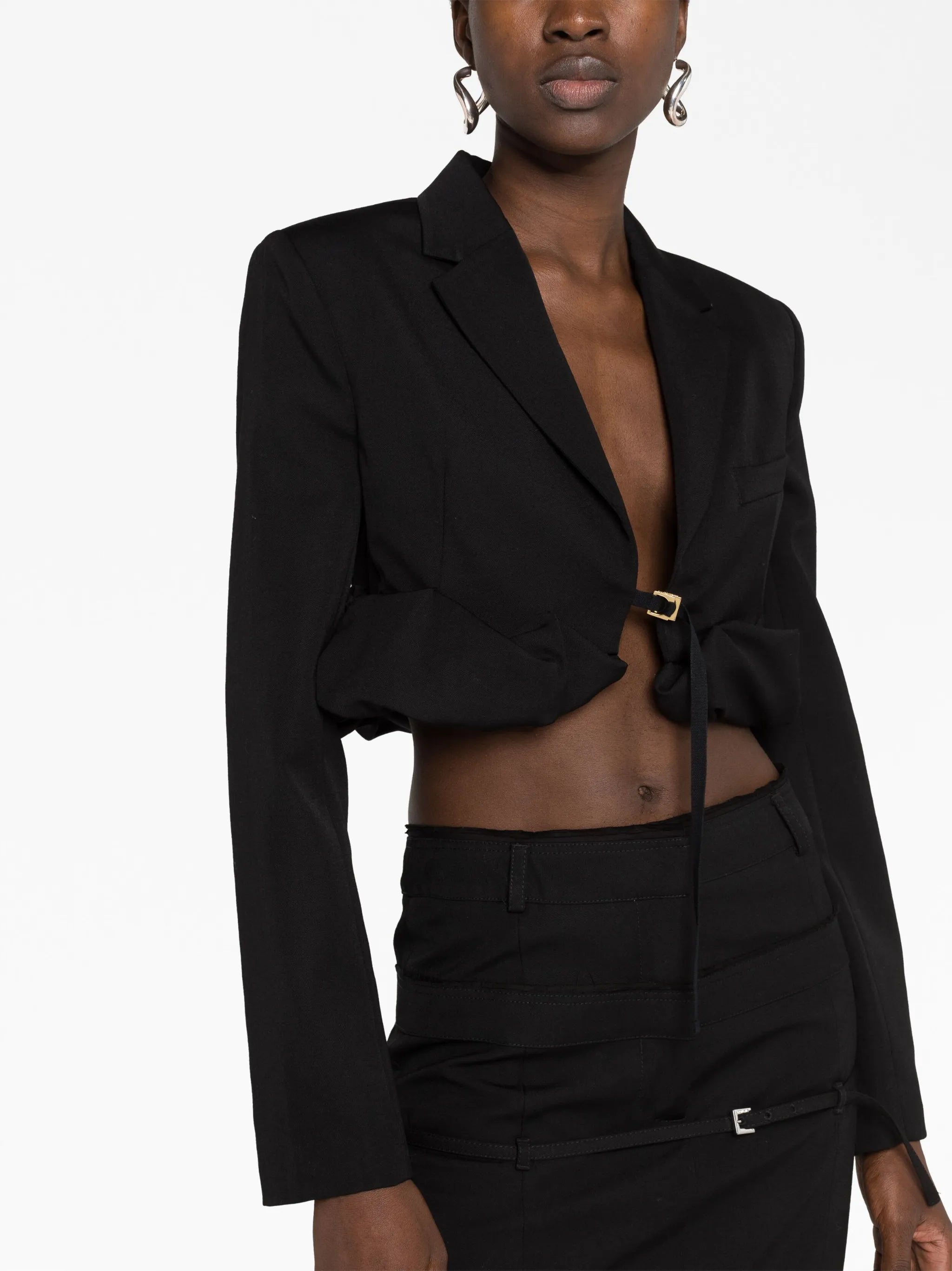 La veste croissant cropped blazer