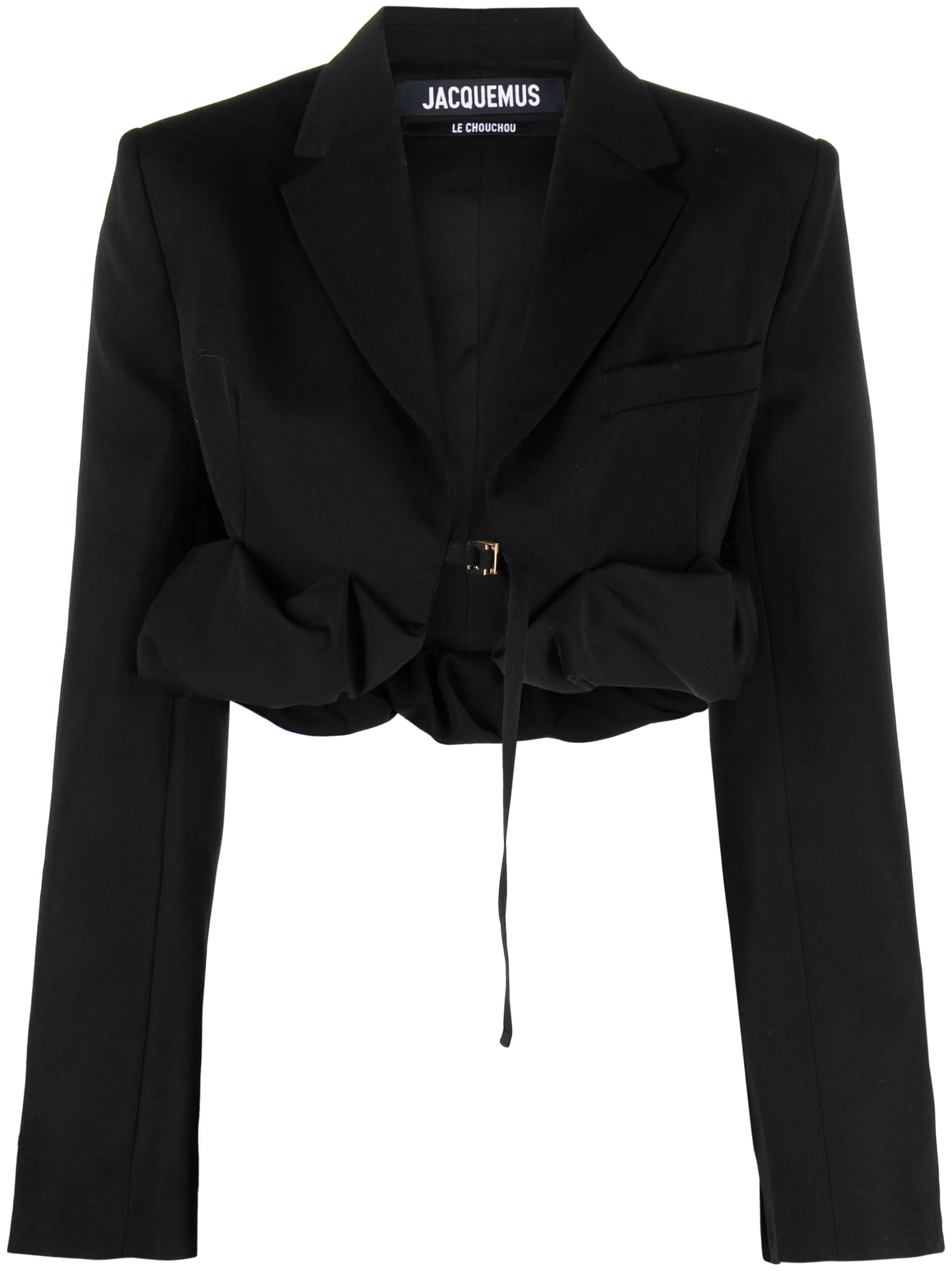 La veste croissant cropped blazer