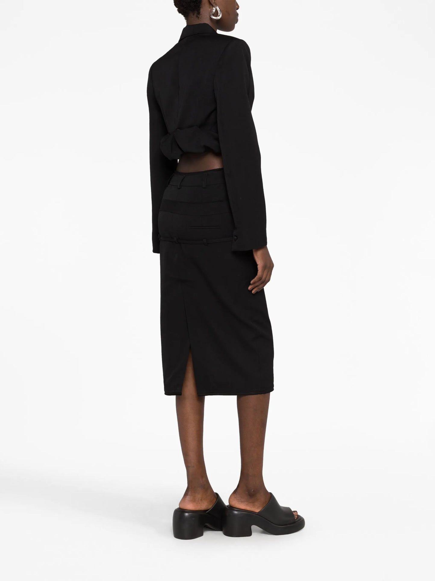 La veste croissant cropped blazer