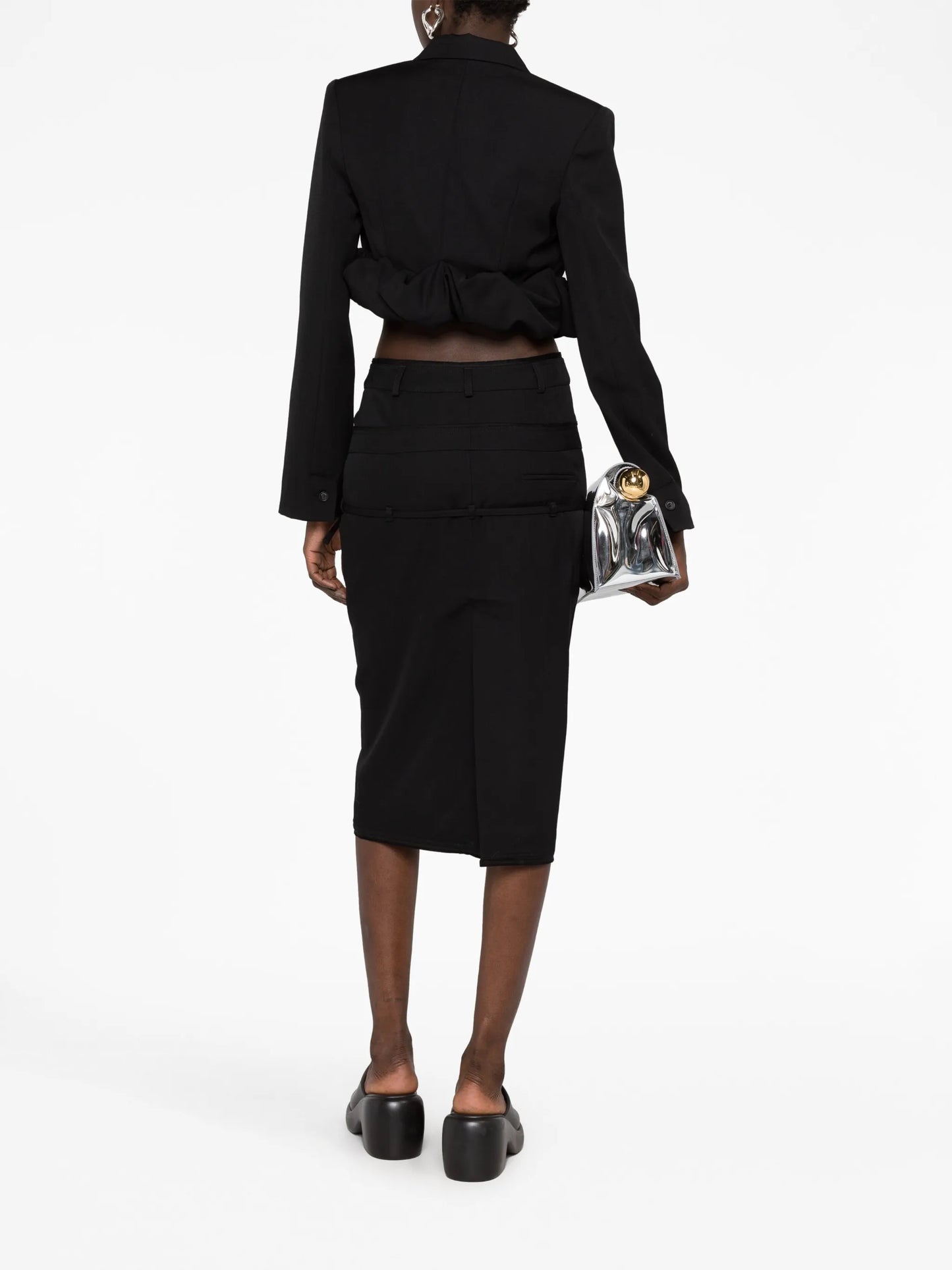 La veste croissant cropped blazer