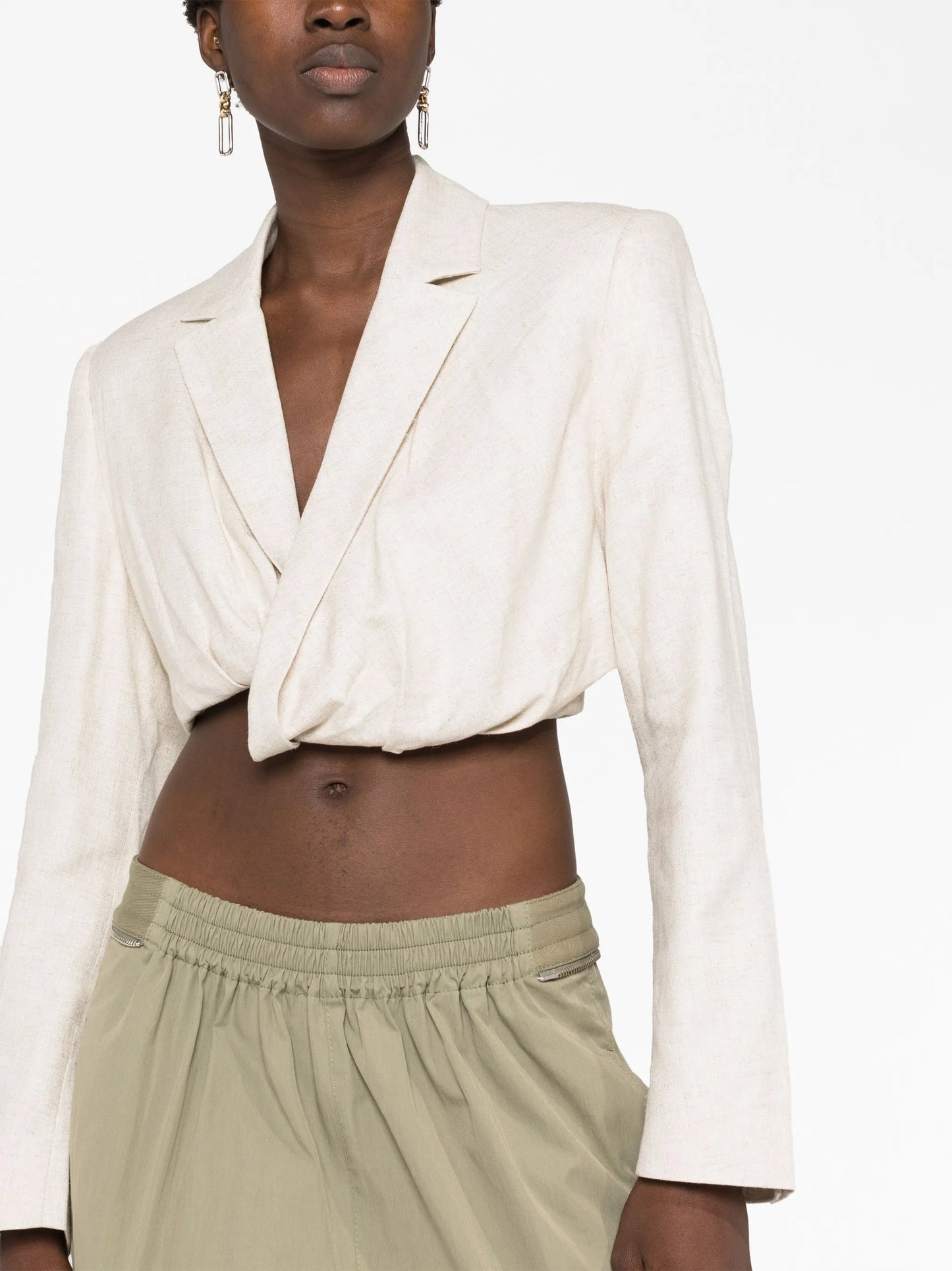 La Veste Bahia cropped blazer