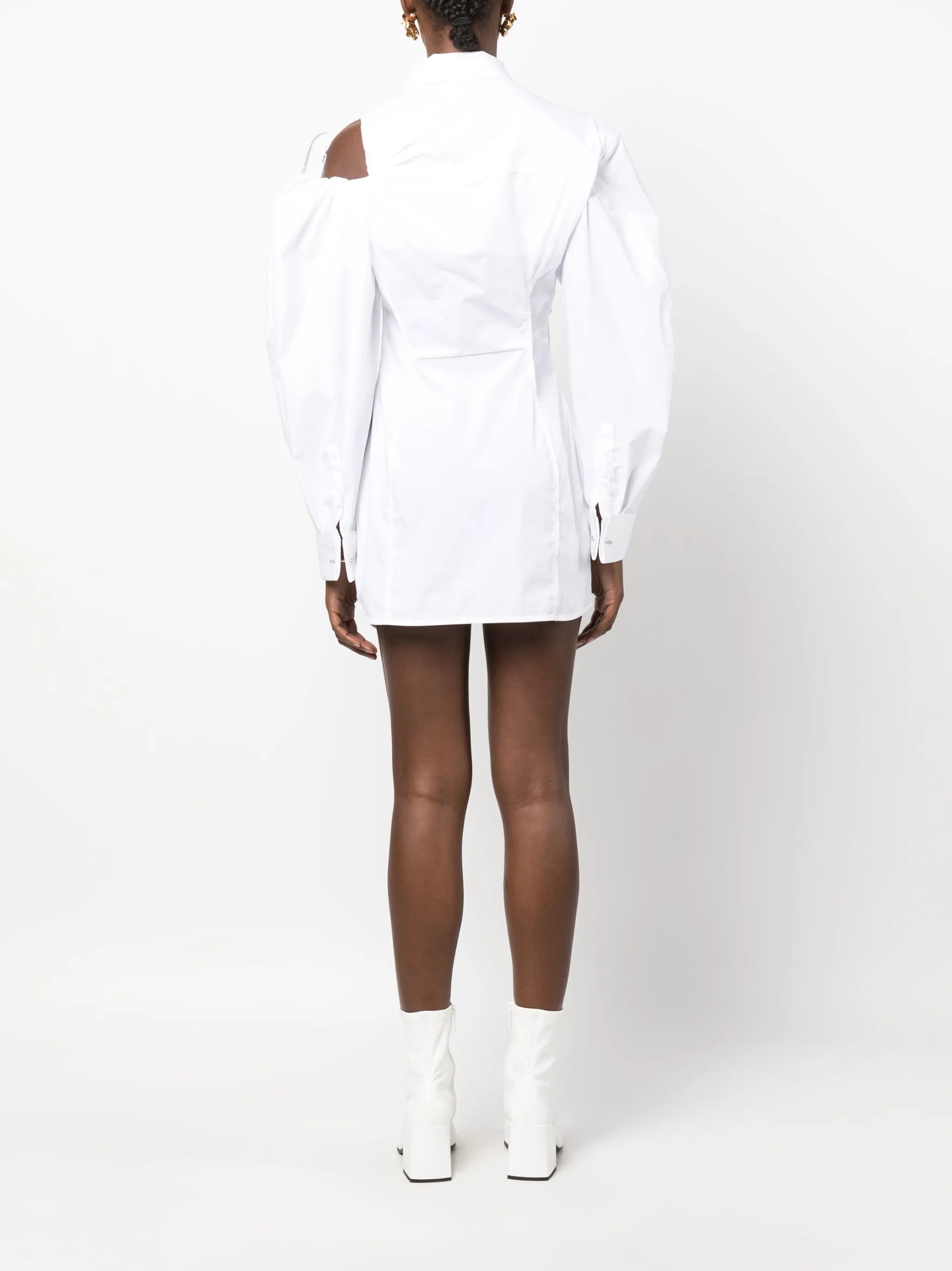 Galliga asymmetric shirt dress