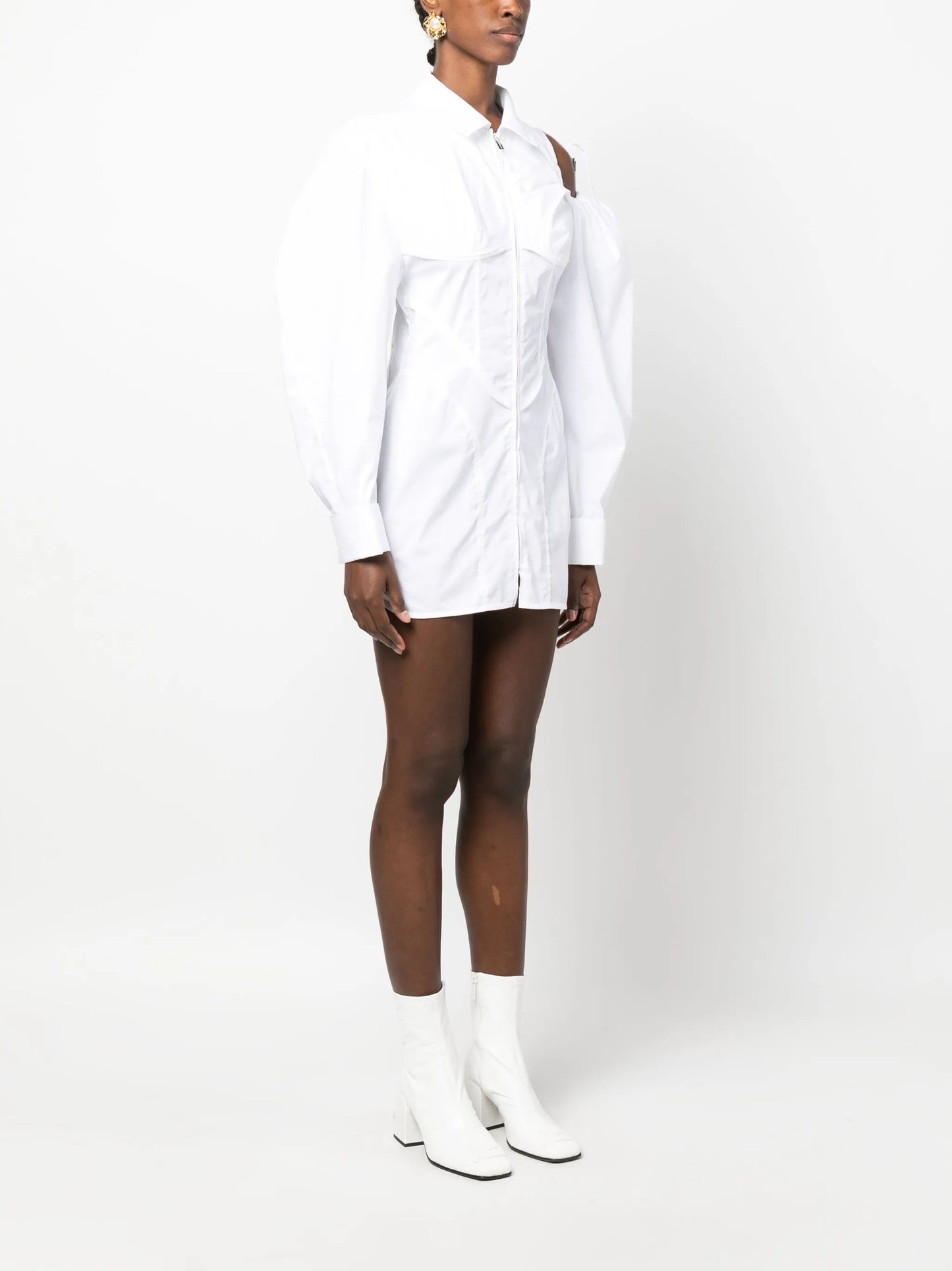 Galliga asymmetric shirt dress