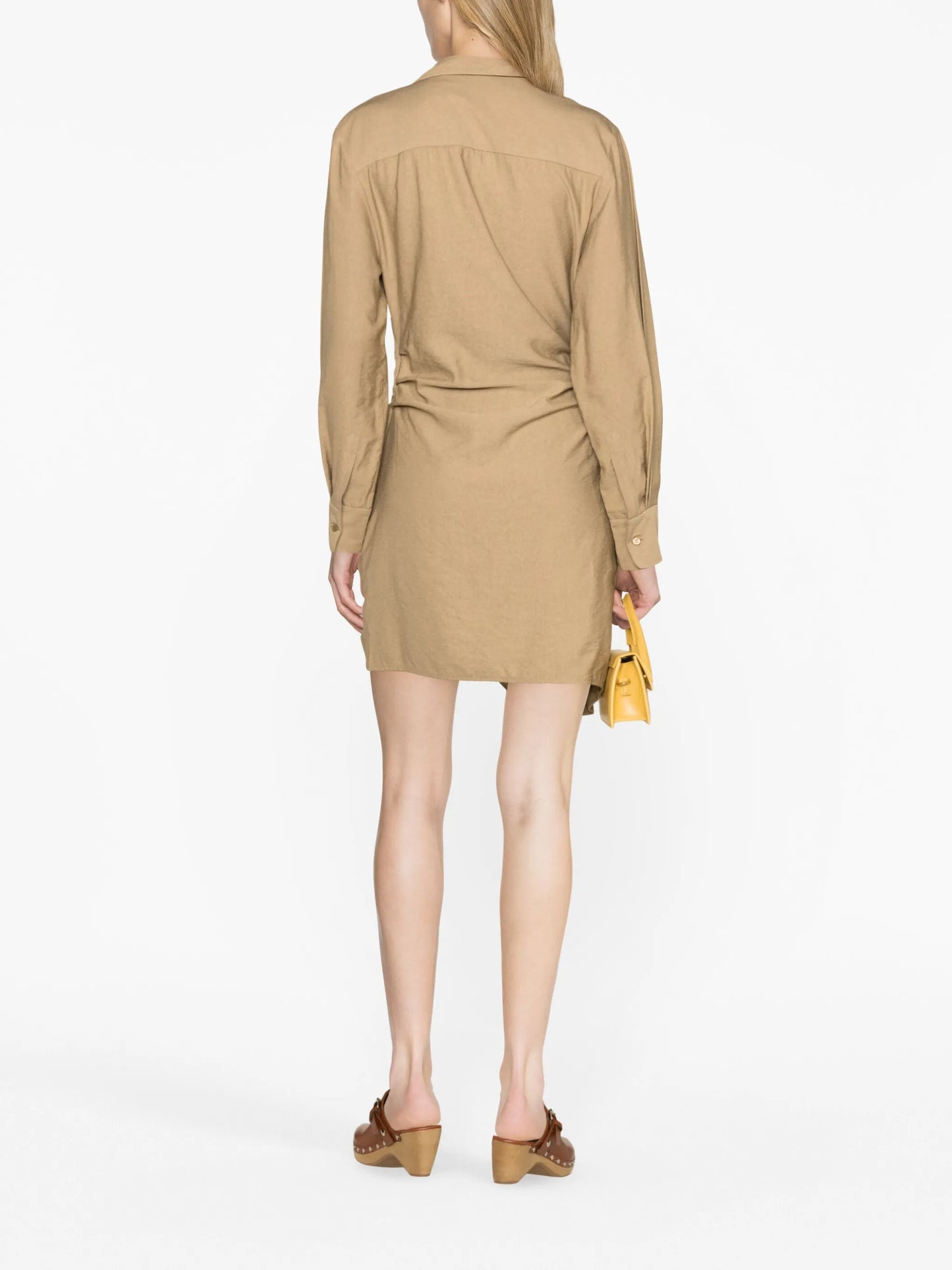 La Robe Bahia draped minidress