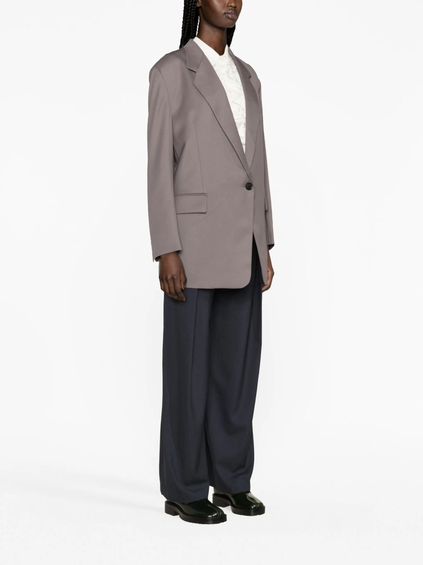 single-breasted tailored blazer