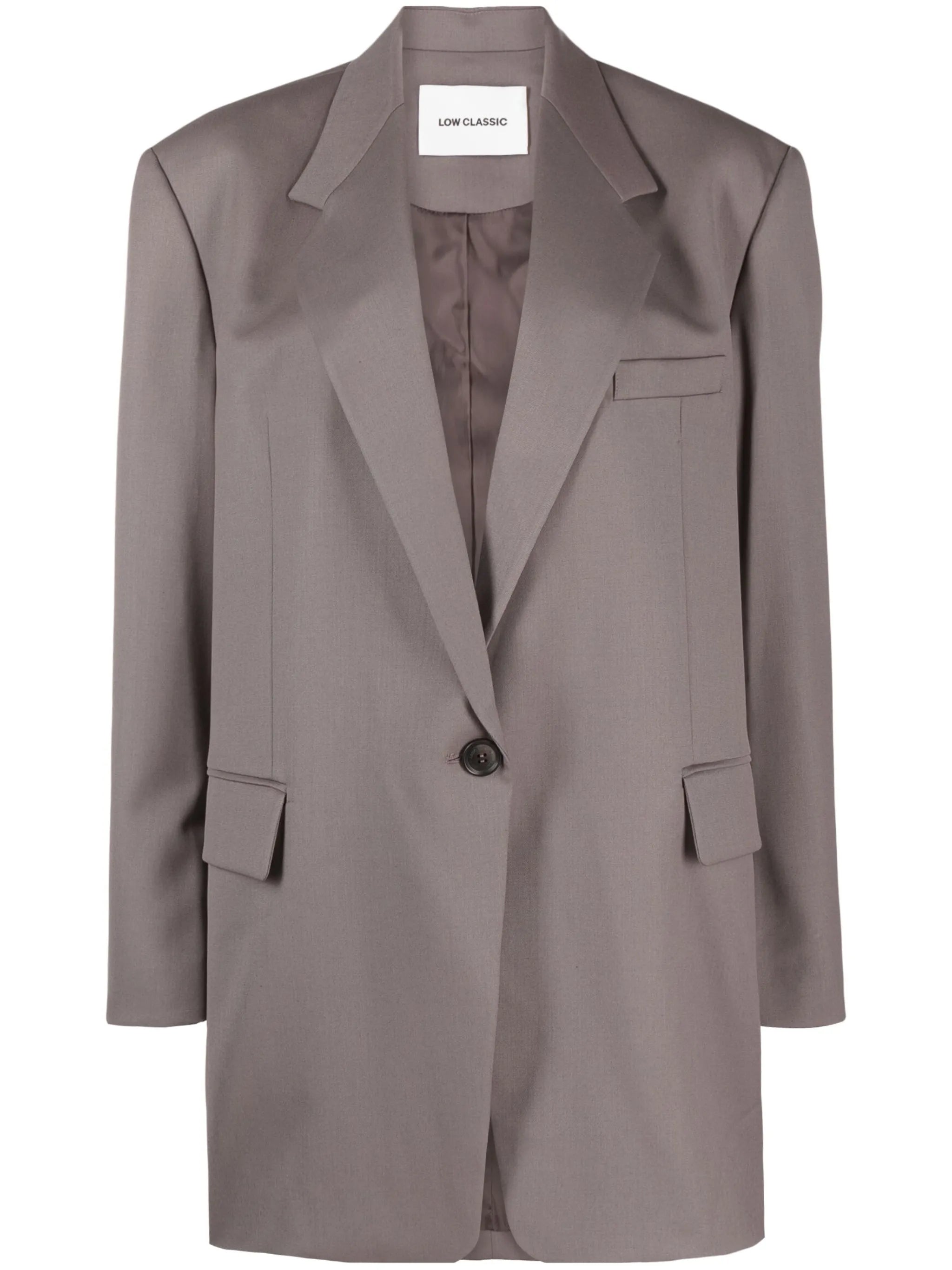 single-breasted tailored blazer