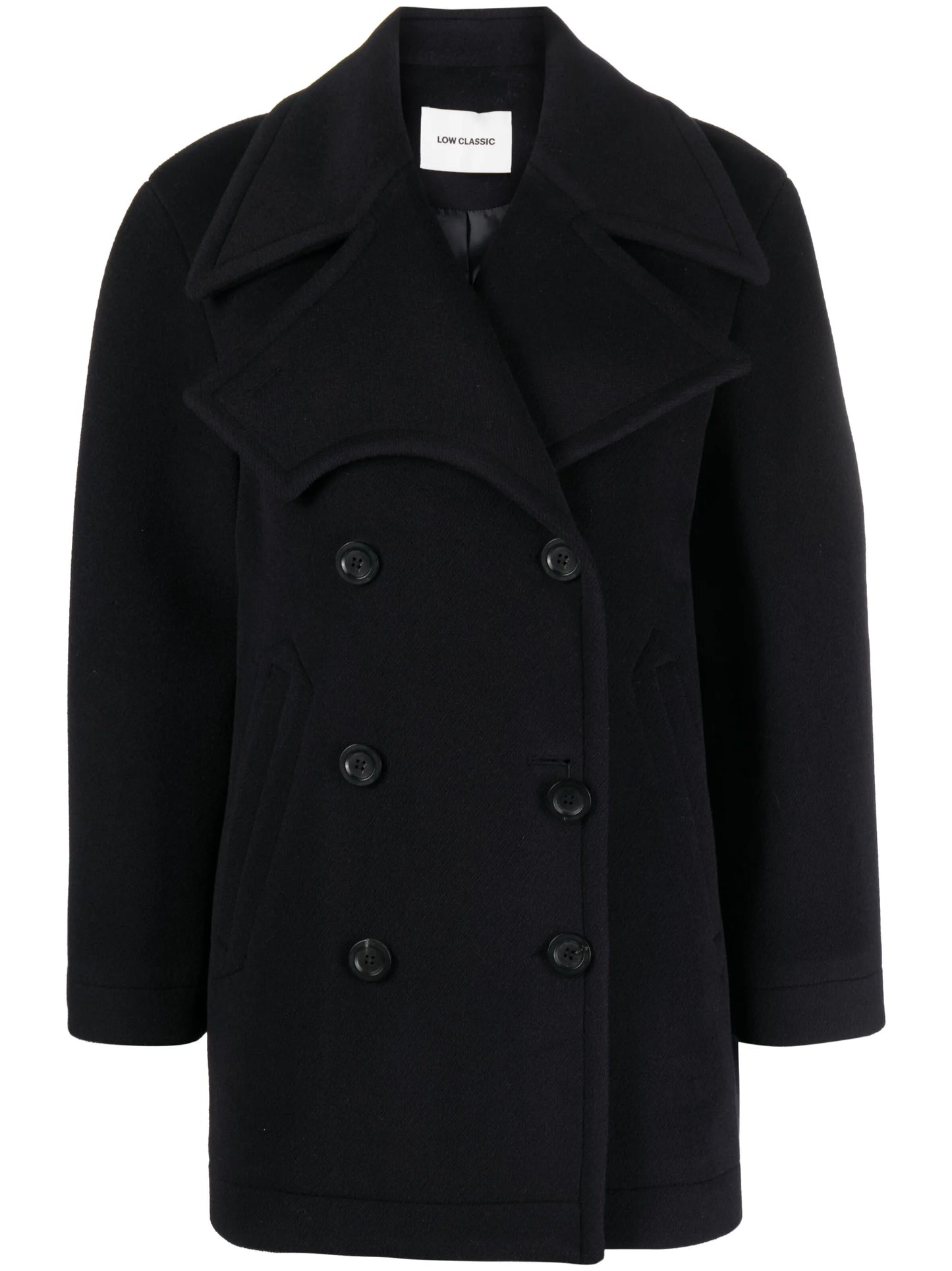 wool-blend peacoat