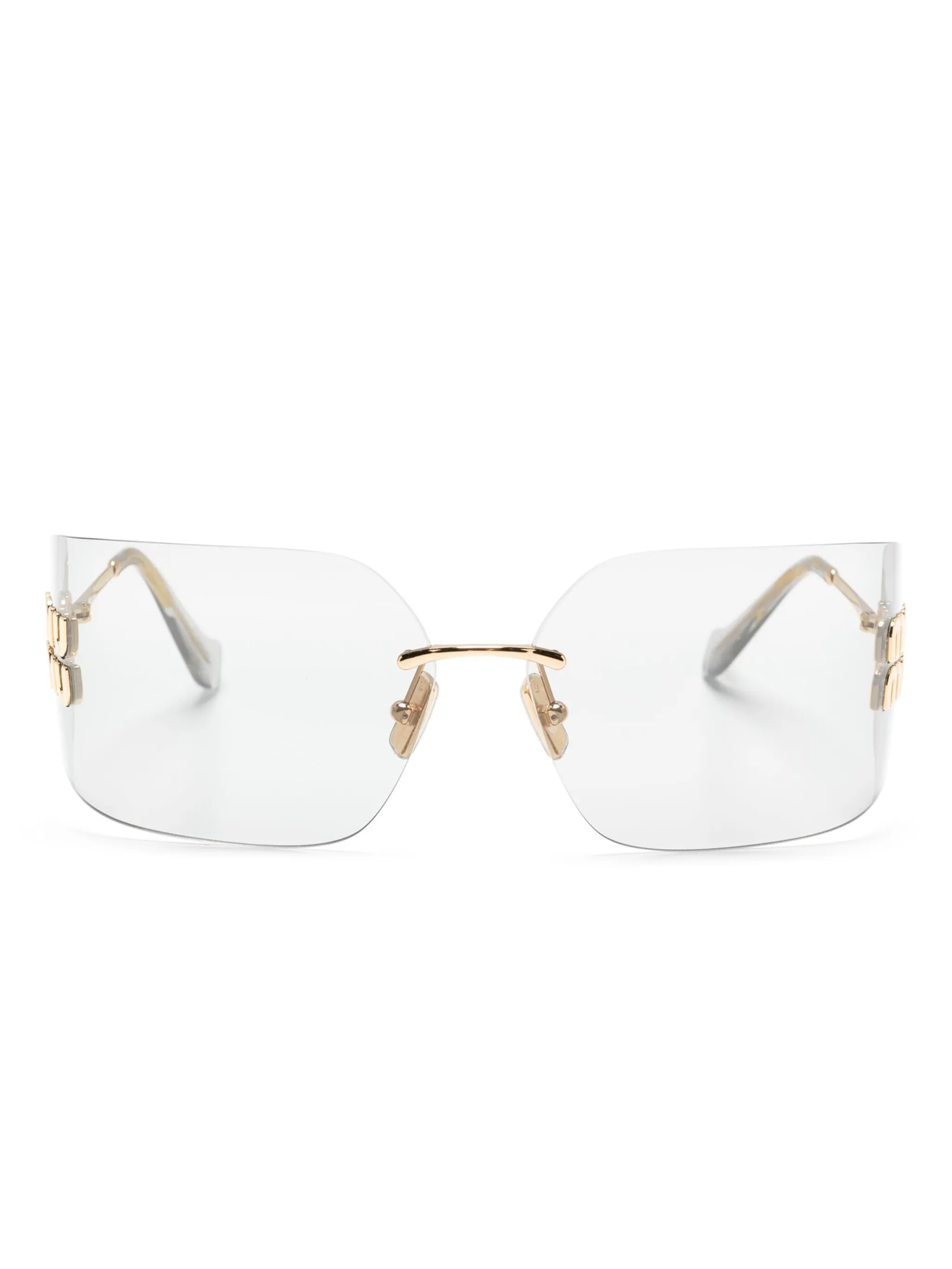 Rimless sunglasses