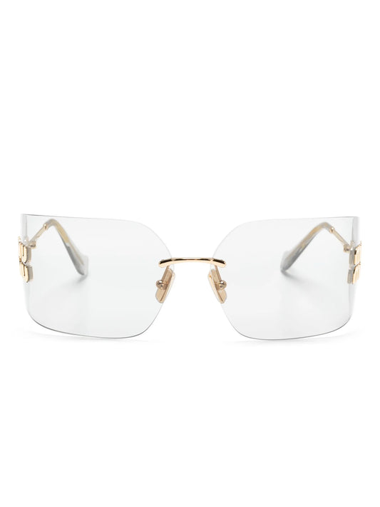 Rimless sunglasses