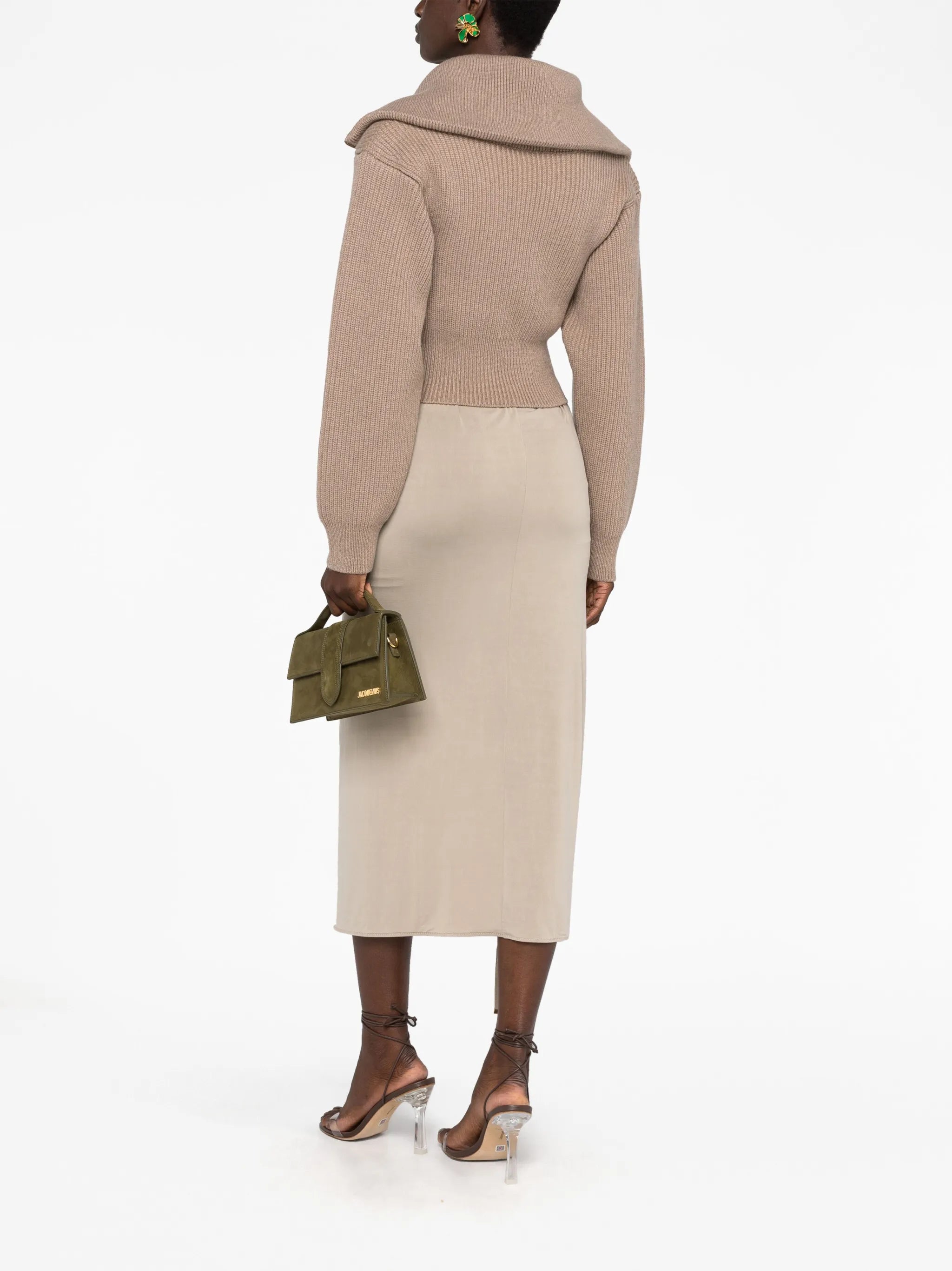 La jupe pareo Croissant midi skirt