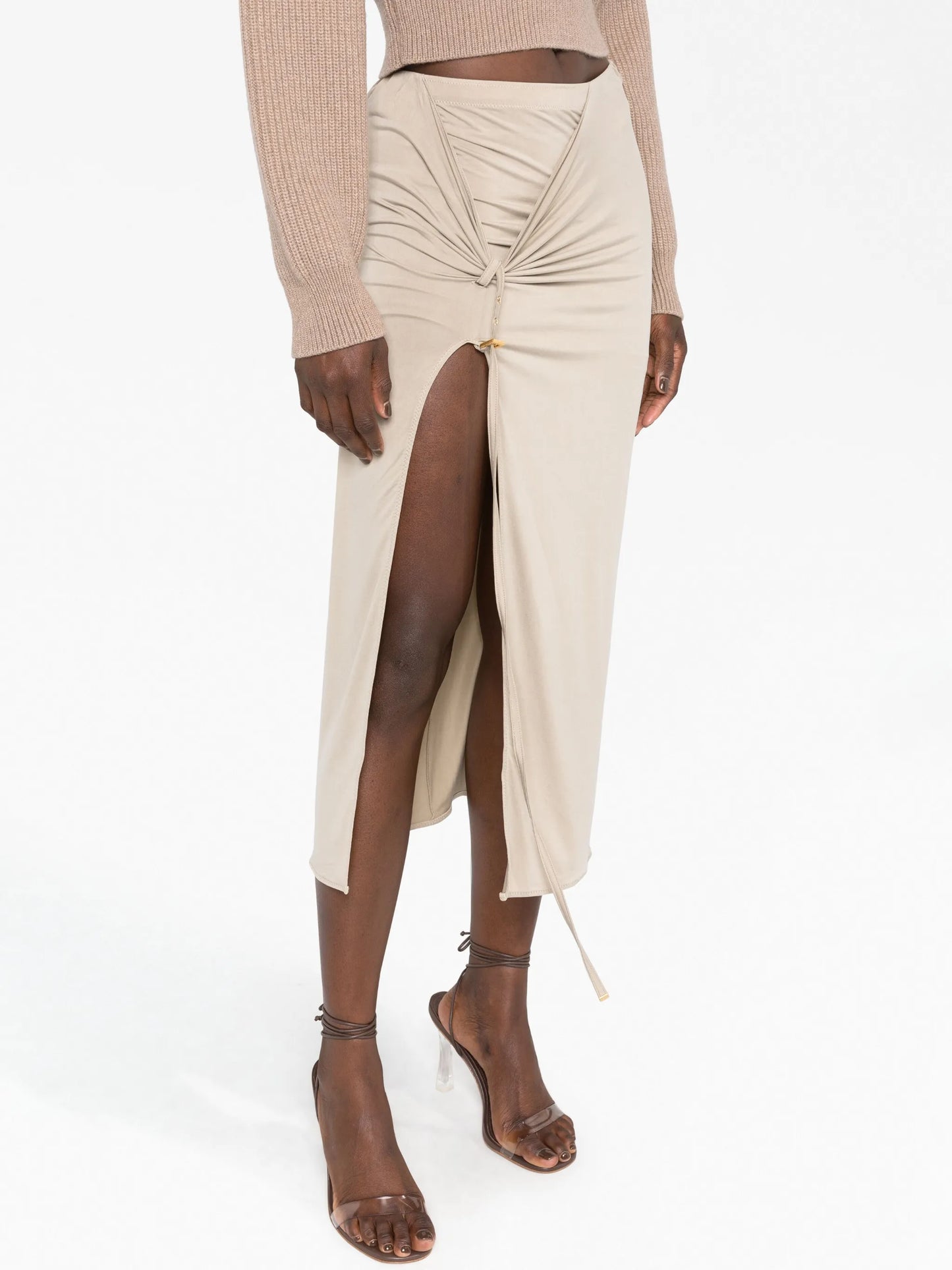 La jupe pareo Croissant midi skirt