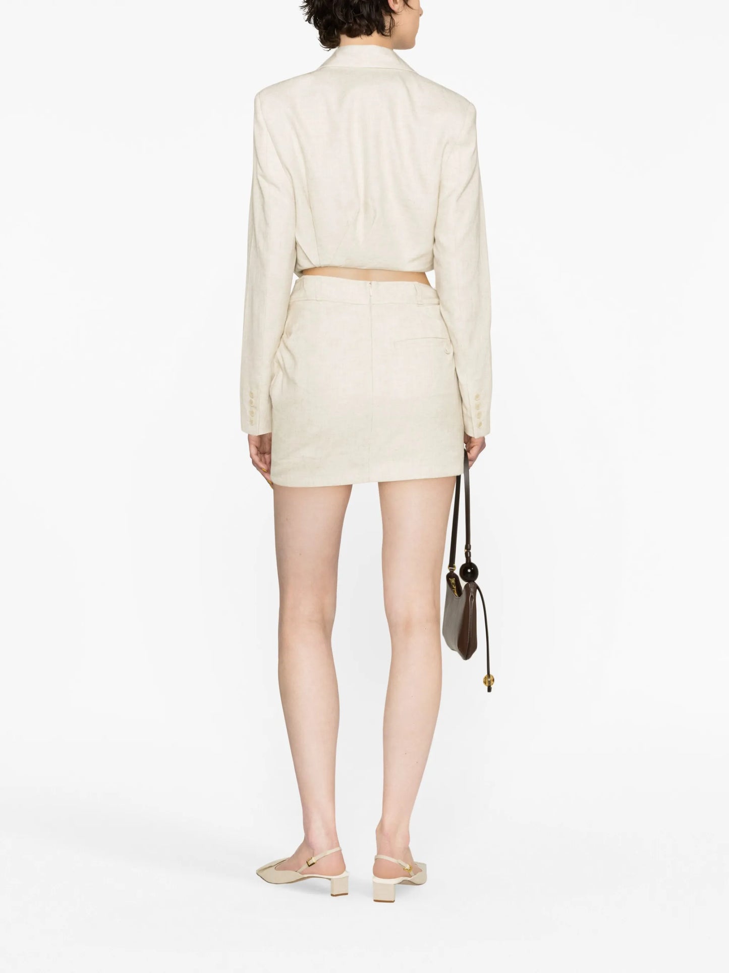 Bahia twist-detail miniskirt