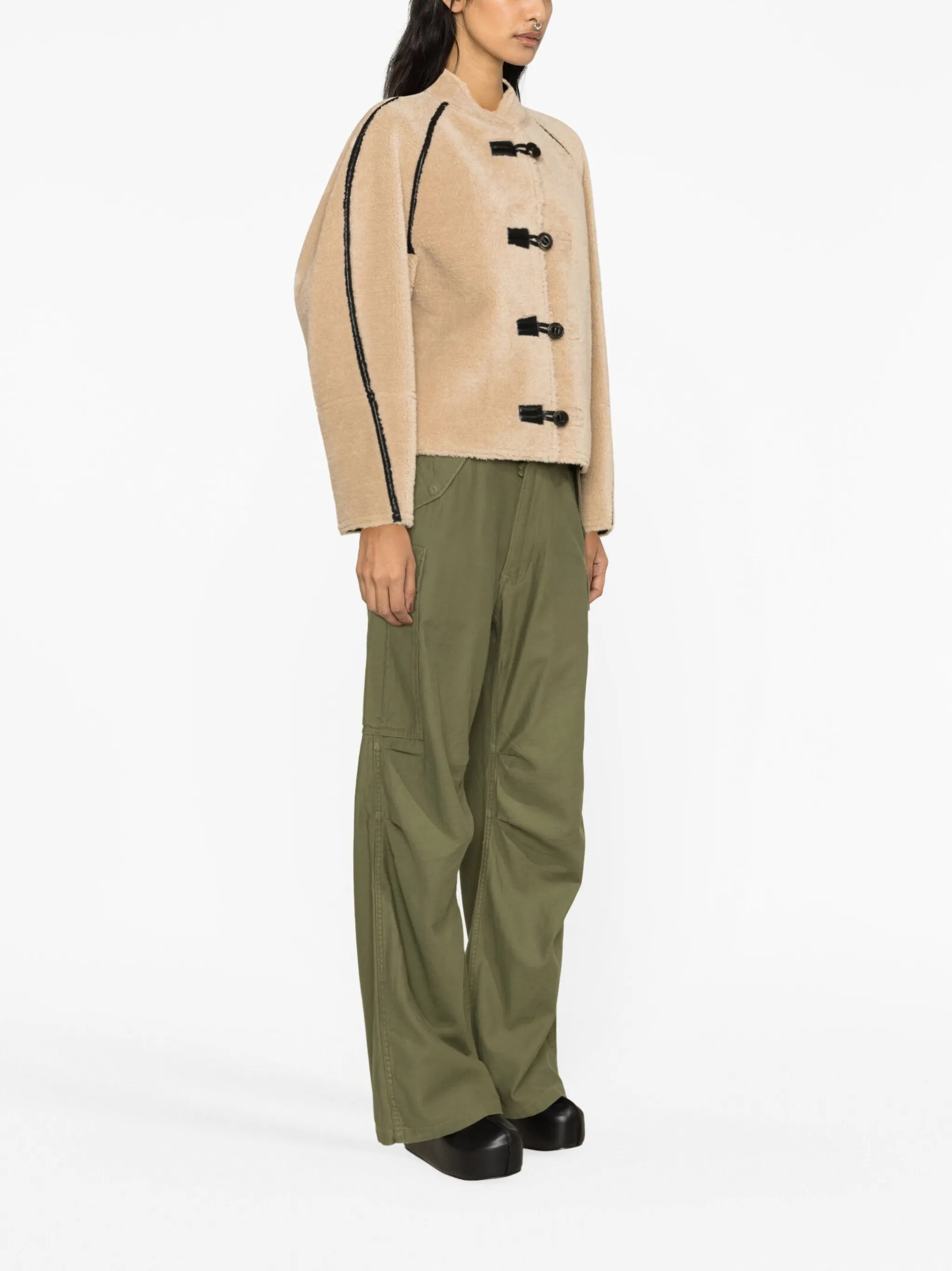 reversible faux-shearling jacket