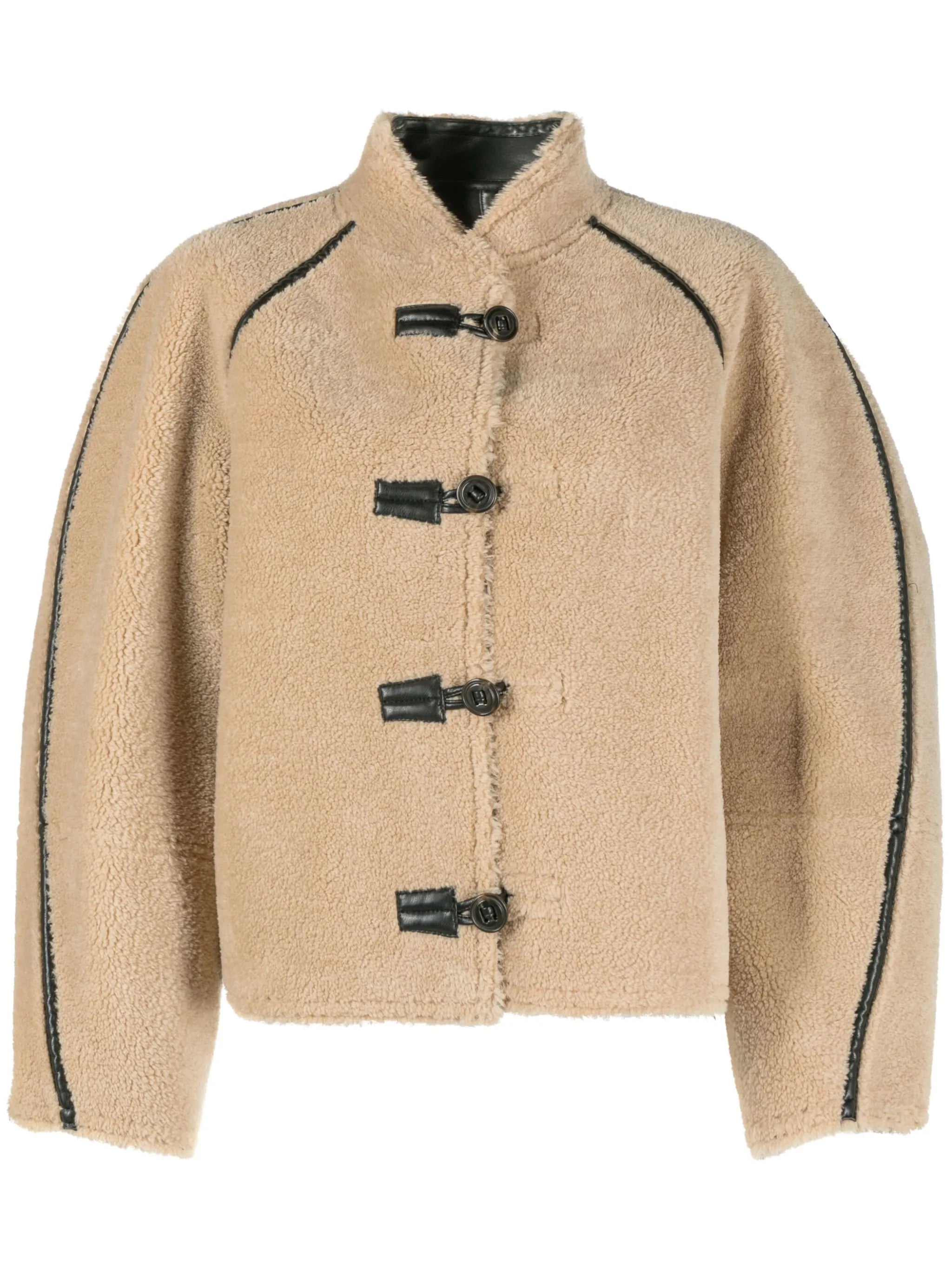 reversible faux-shearling jacket