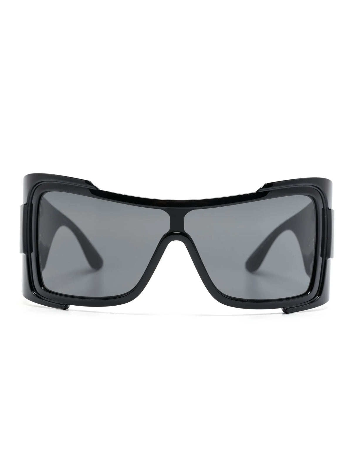 logo-plaque oversized-frame sunglasses