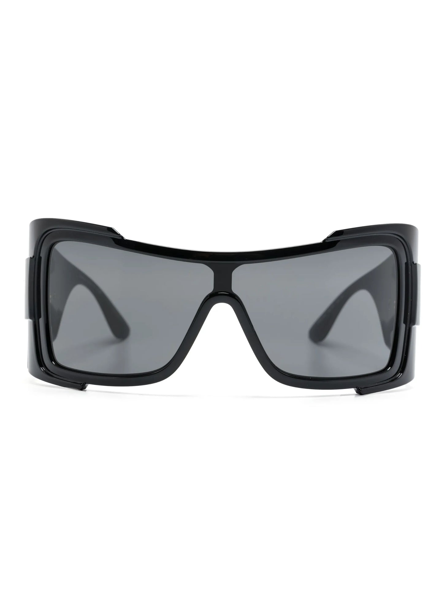 logo-plaque oversized-frame sunglasses