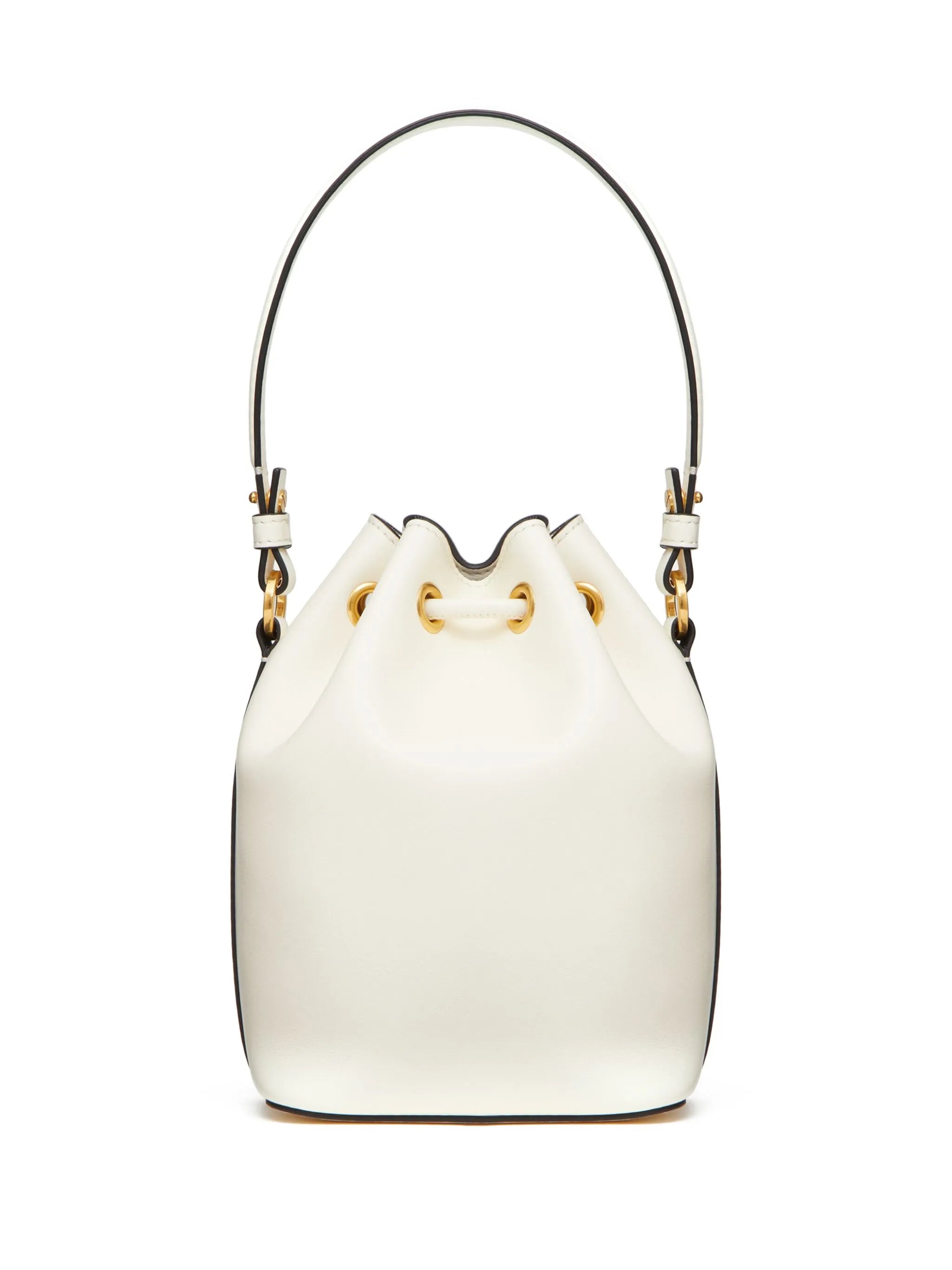 mini VLogo Signature leather bucket bag