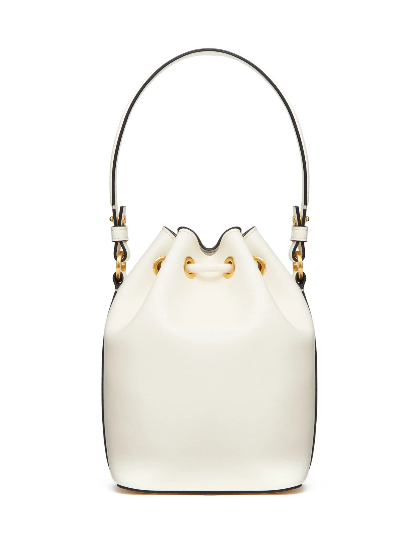 mini VLogo Signature leather bucket bag