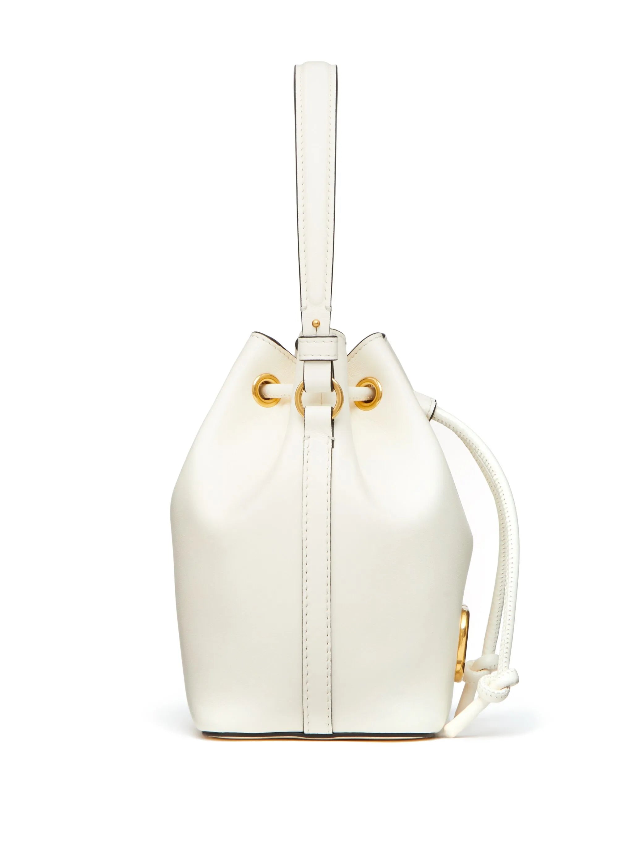 mini VLogo Signature leather bucket bag