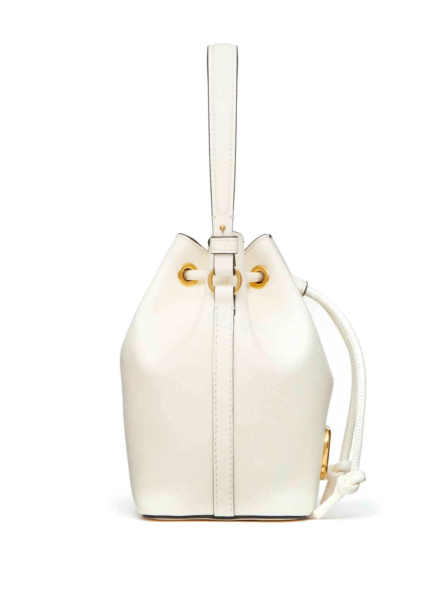 mini VLogo Signature leather bucket bag