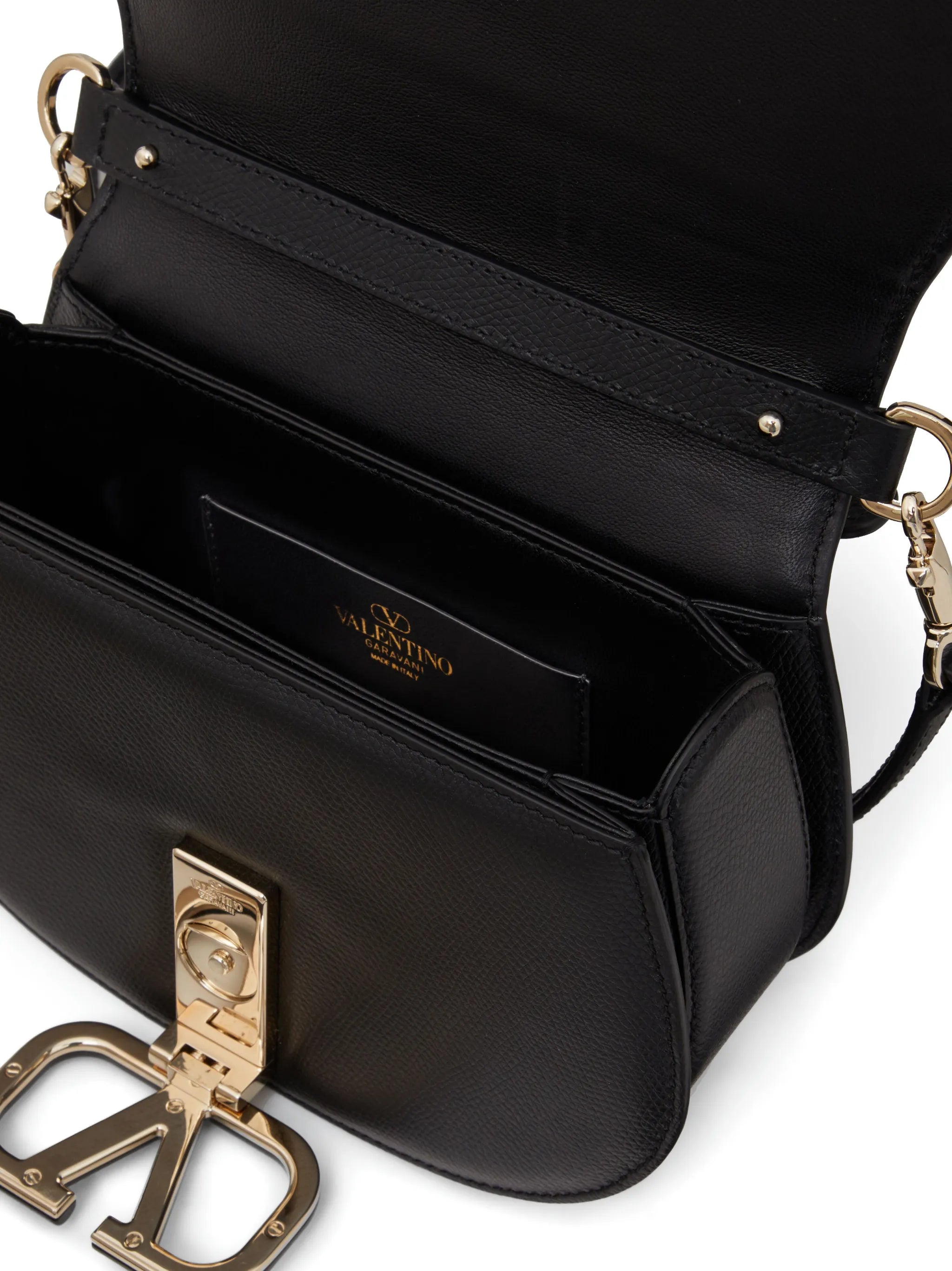 VSling leather shoulder bag