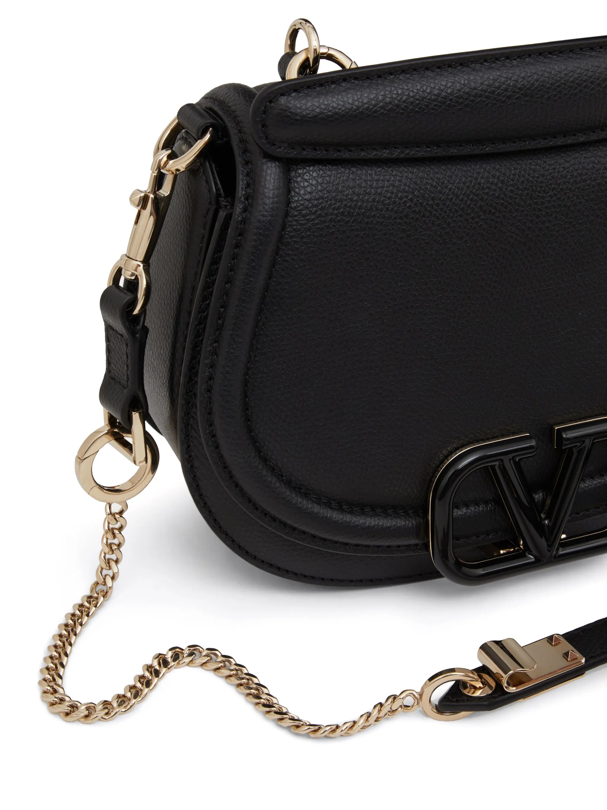 VSling leather shoulder bag