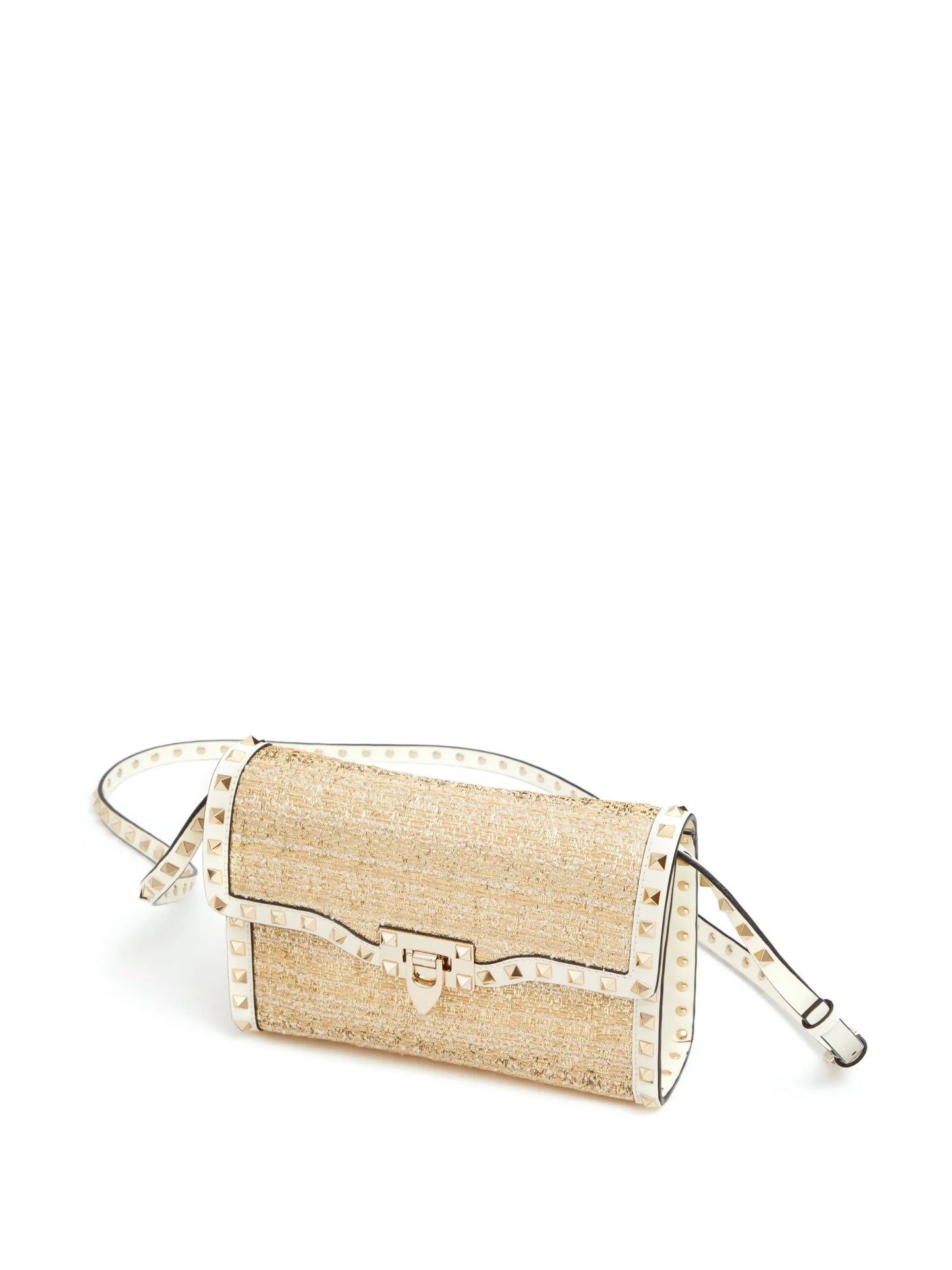 small Rockstud bouclé shoulder bag