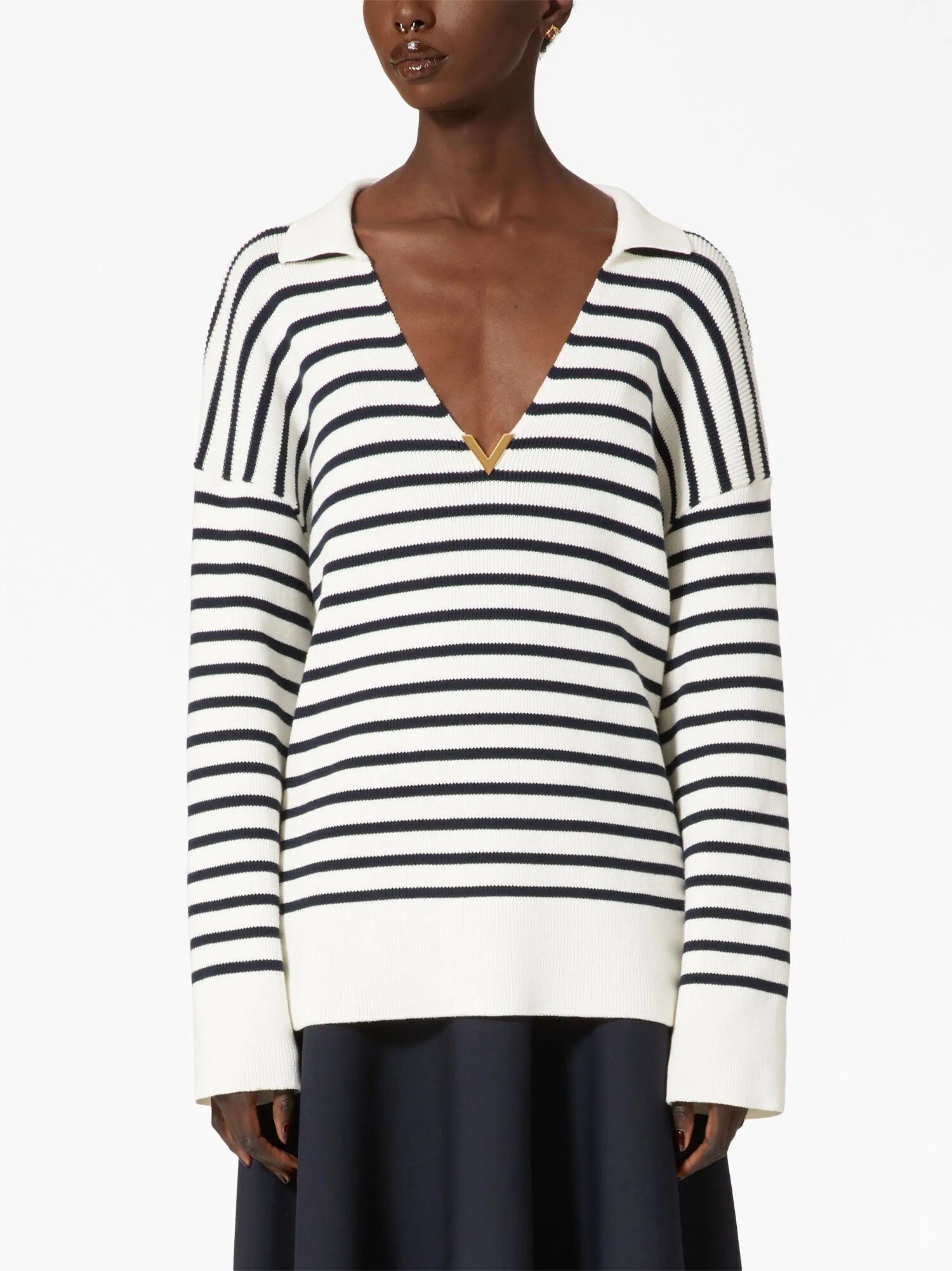 striped cotton jumper