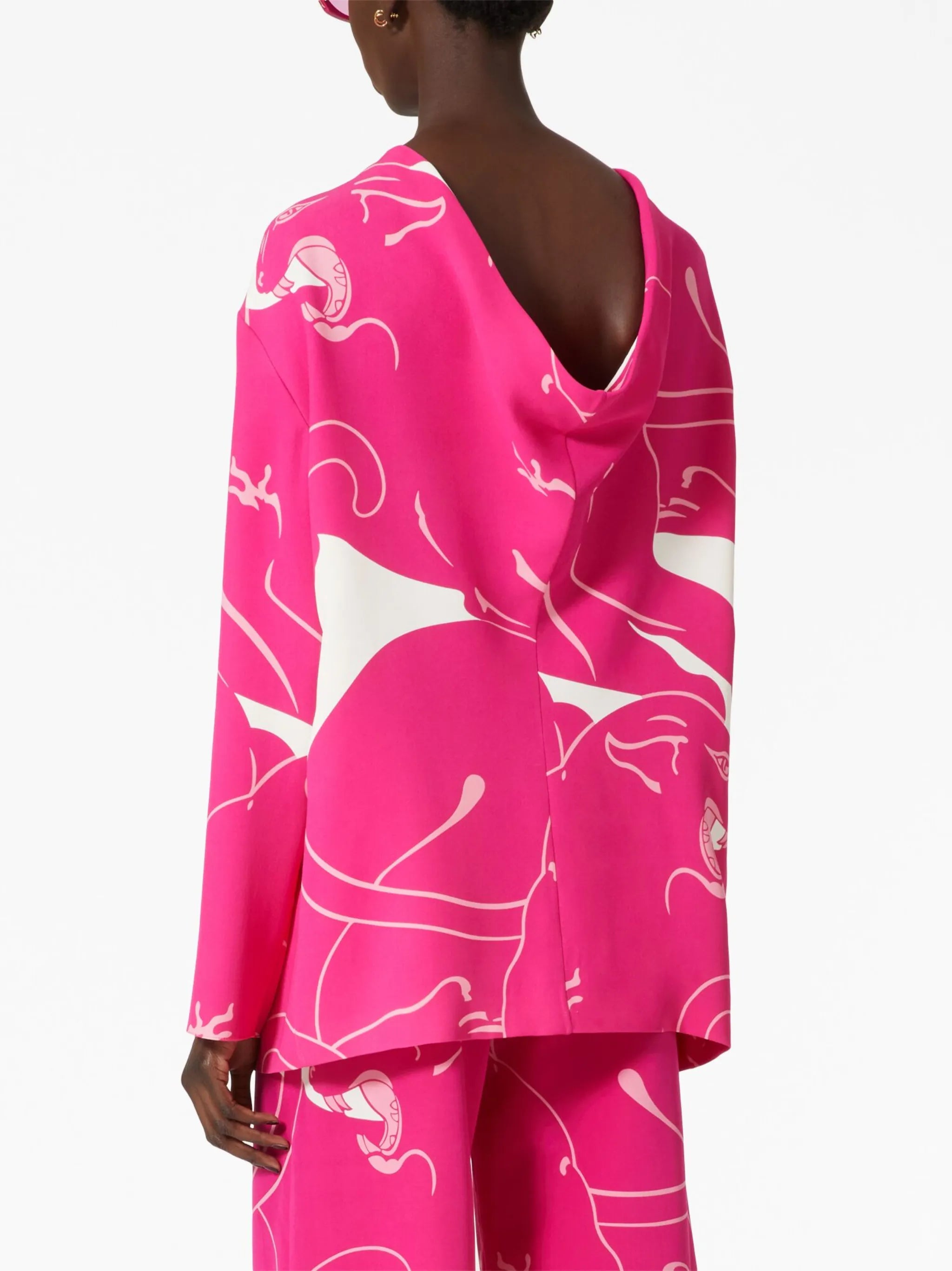 Cady Panther silk blouse