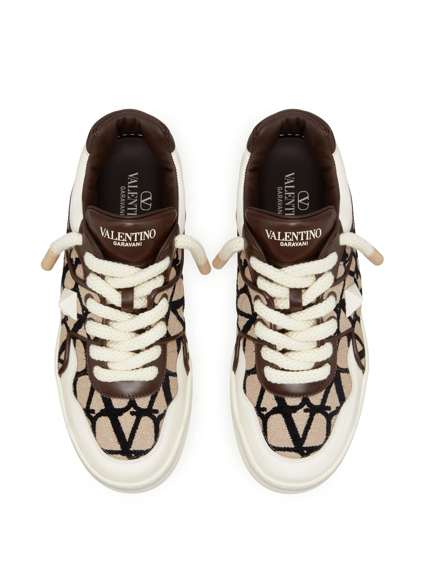 One Stud XL leather sneakers